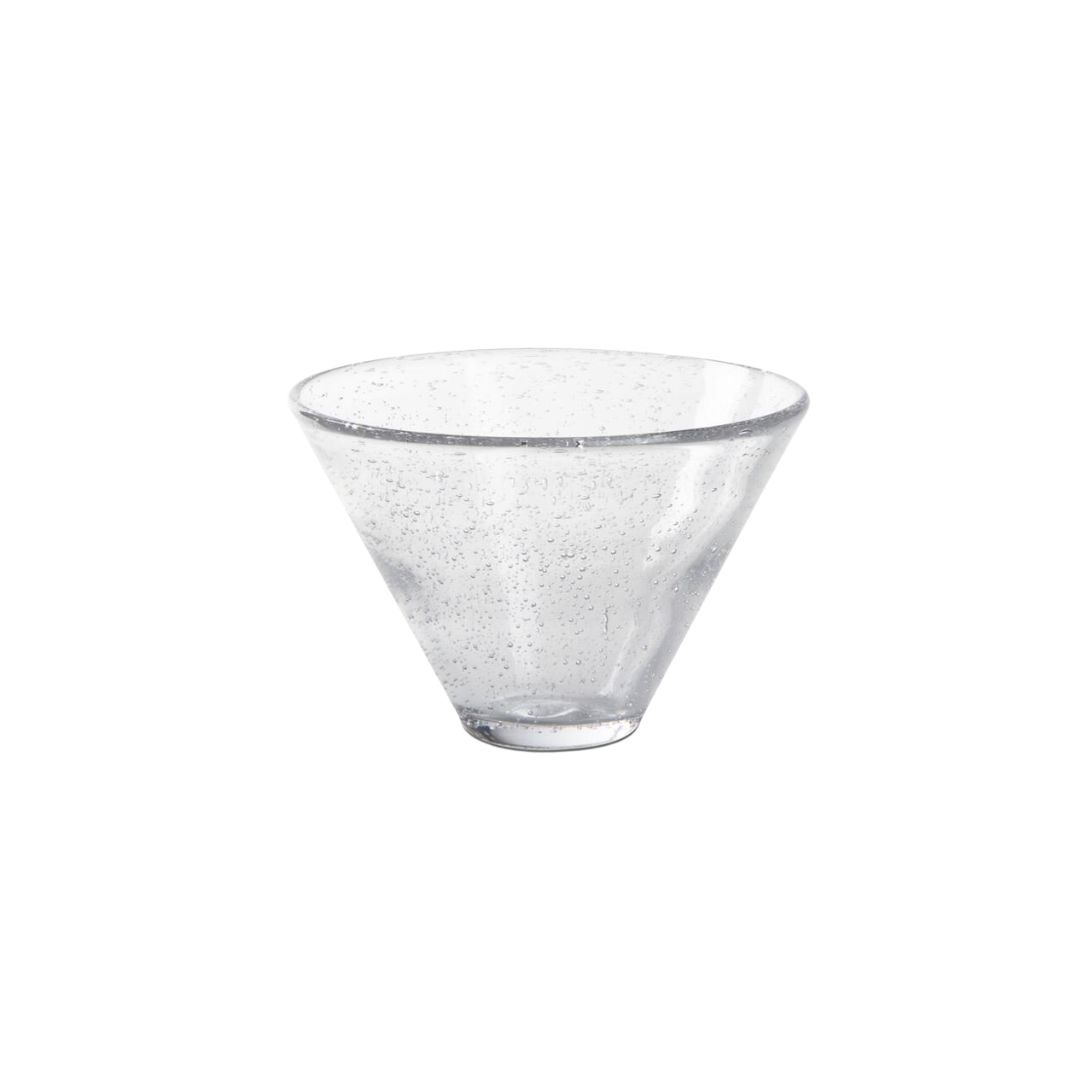 BUBBLE GLASS STEMLESS MARTINI GLASS — The Carl Johnson Co.