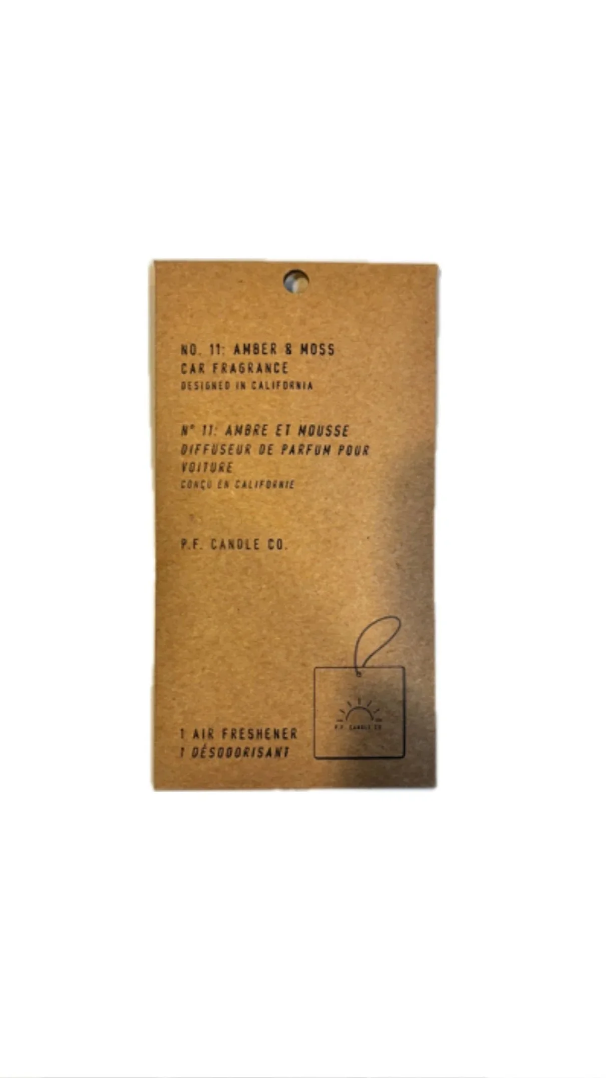 Amber & Moss Car Fragrance