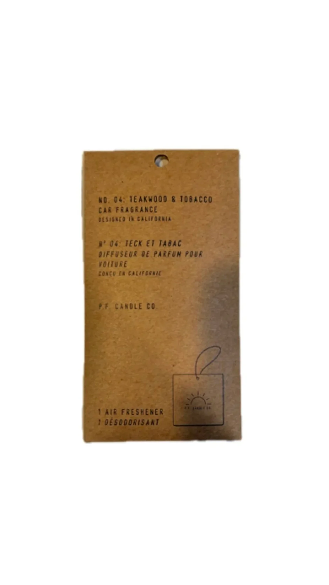 Teakwood & Tobacco Car Fragrance