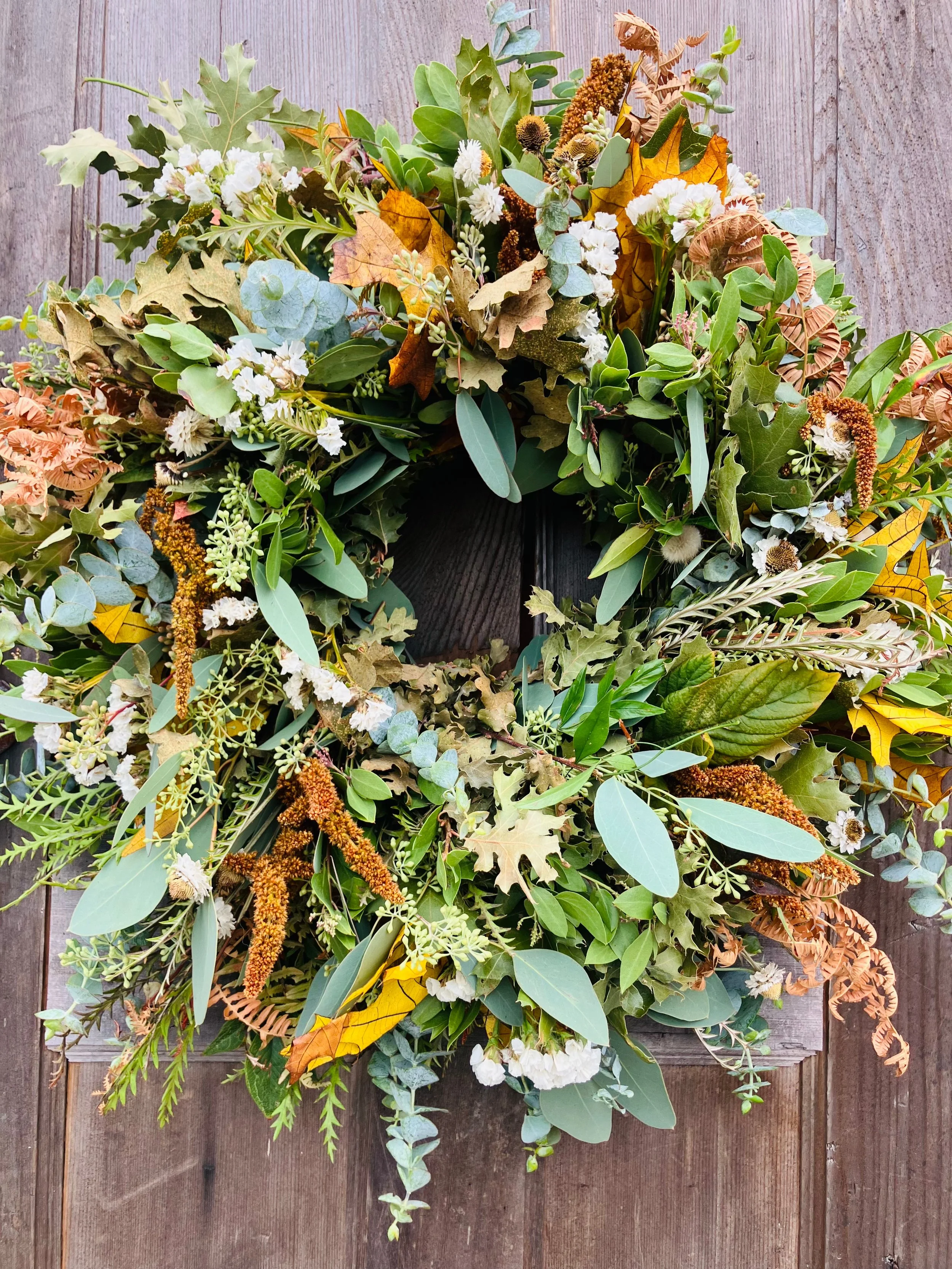 FALL WREATH (WITH BLOSSOMS FLORIST) — The Carl Johnson Co.