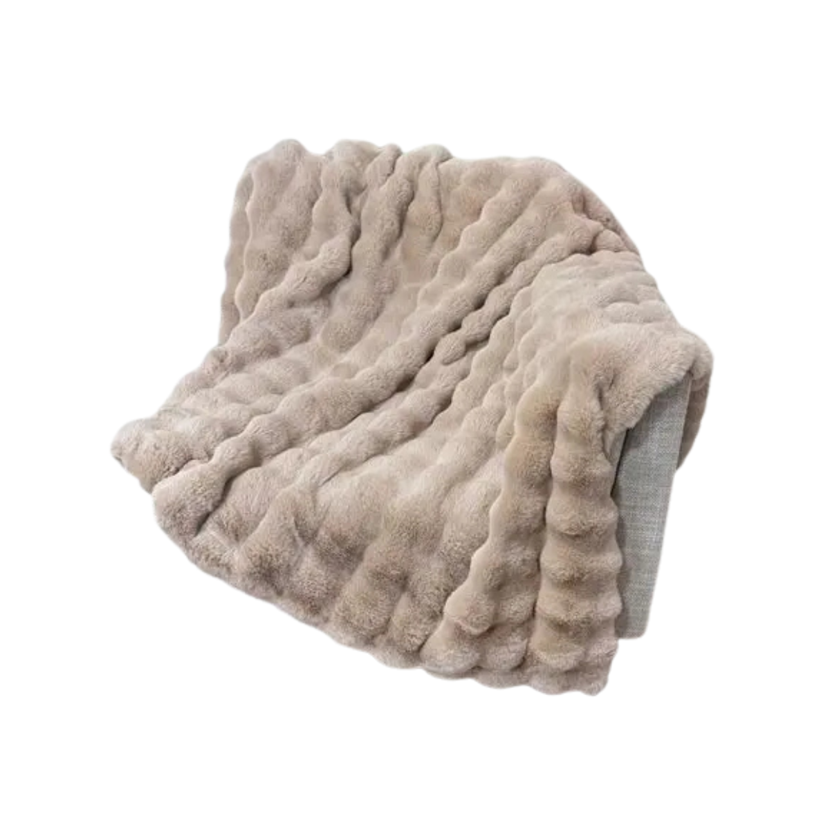 FAUX FUR THROW