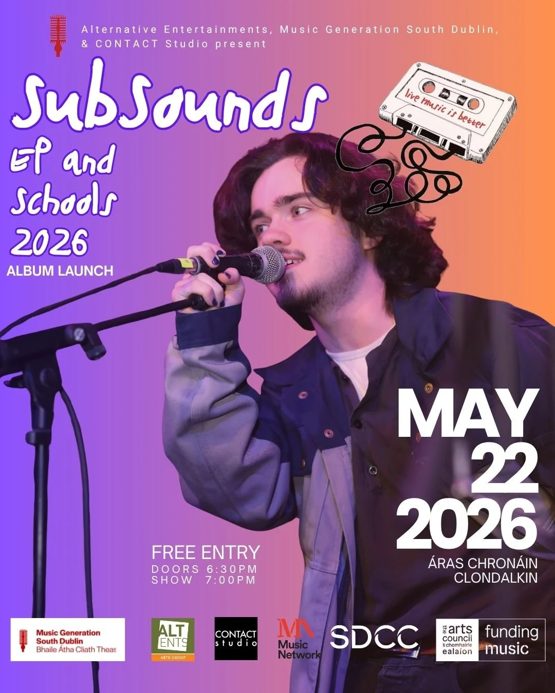SubSounds EP and Schools Album Launch!