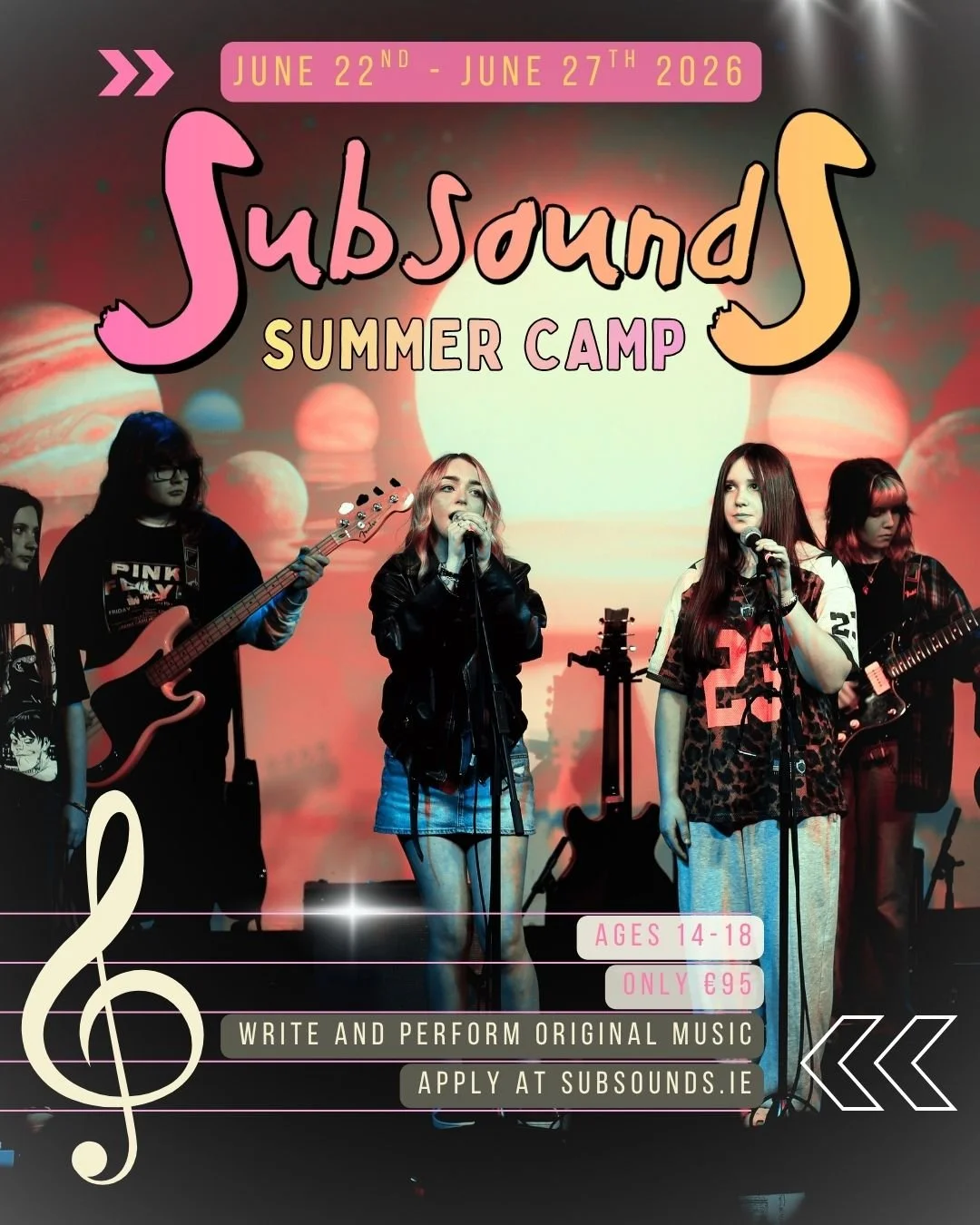 APPLY NOW SubSounds Summer Camp!