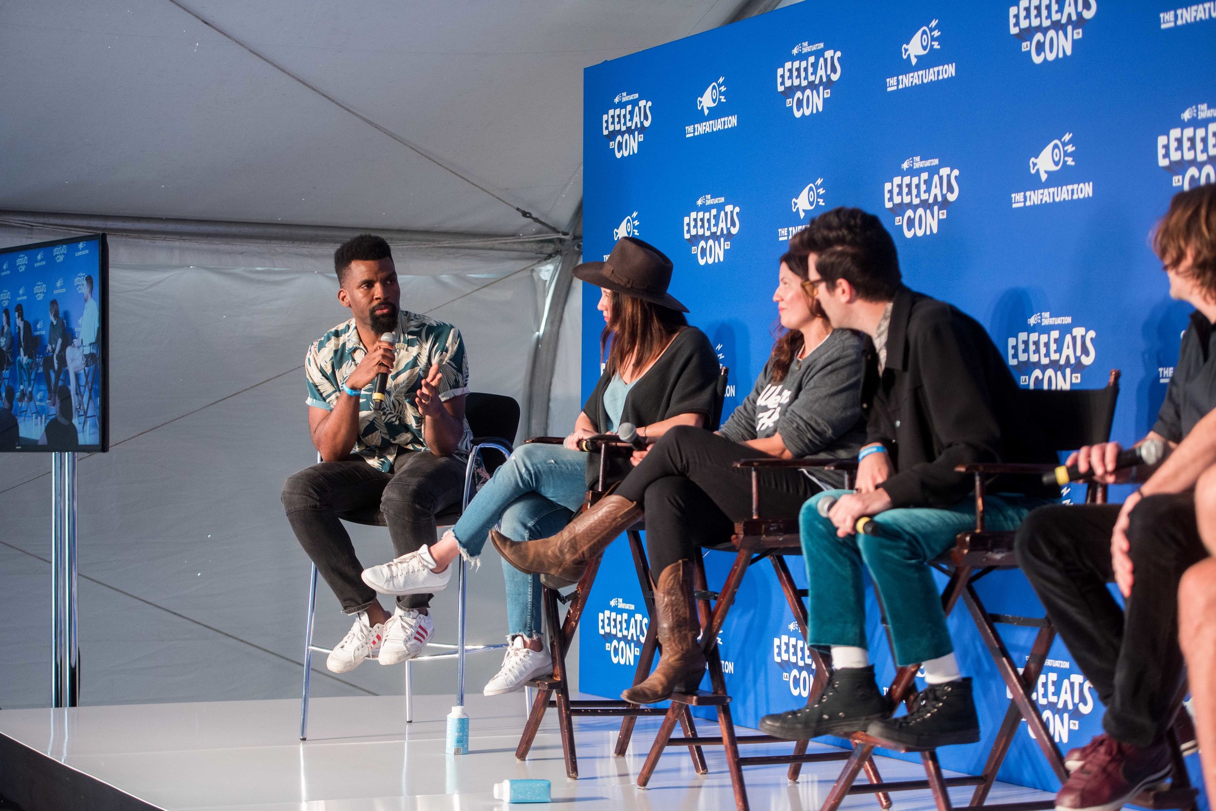 Moderating at Eeeeeatscon L.A.