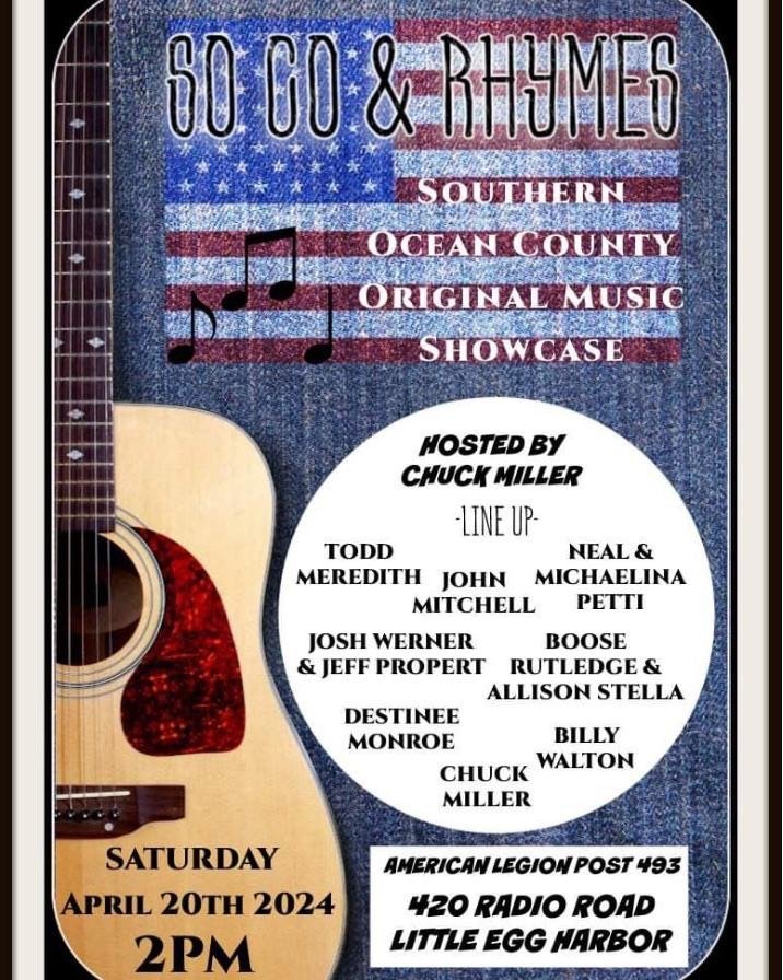 Kicking off this great event at 2pm. If you&rsquo;re free this Saturday, please consider coming out to support the original music of some great local musicians. #livemusic #originalmusic #tuckerton