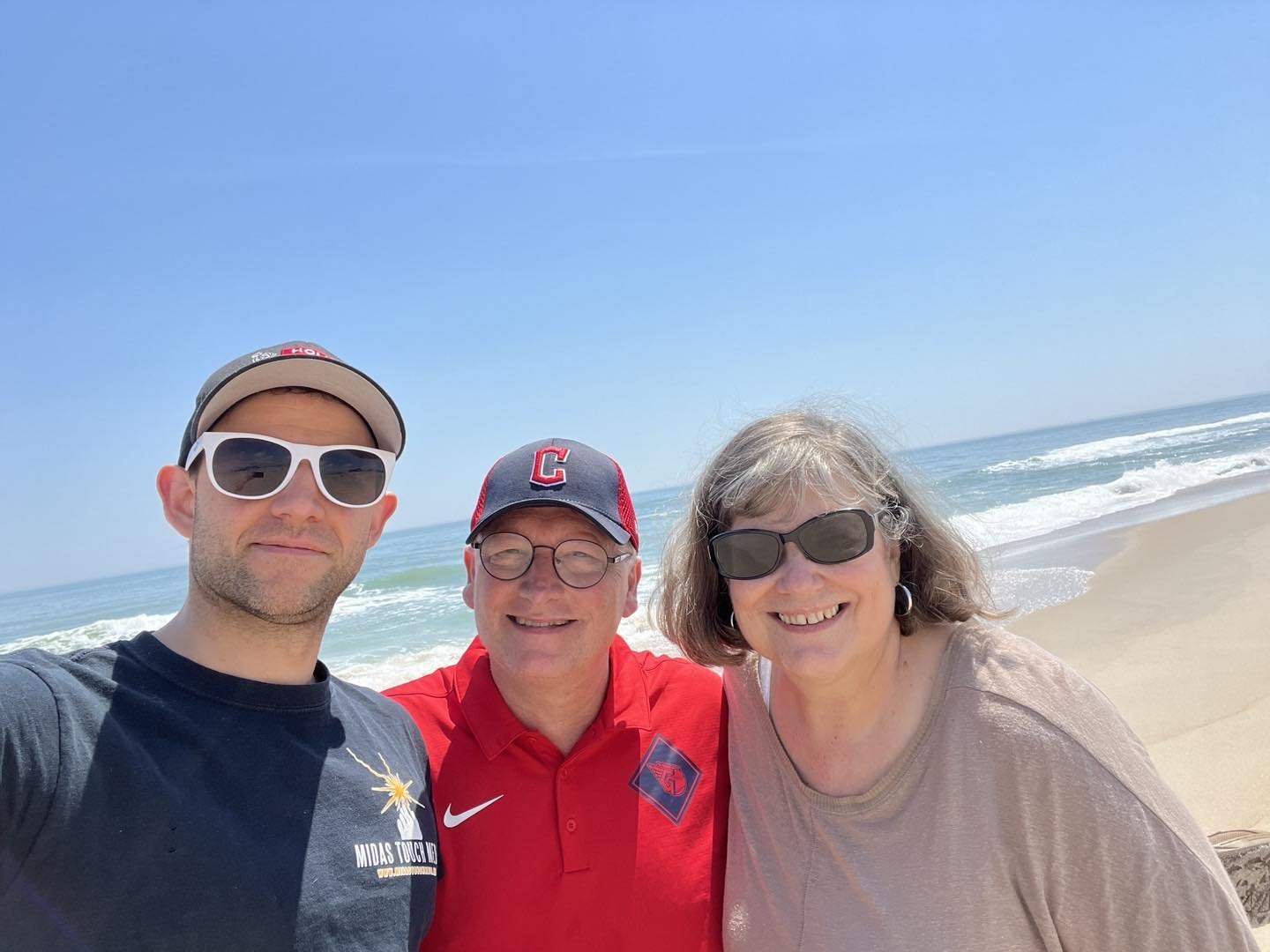 Beautiful day on #lbi with my parents.
