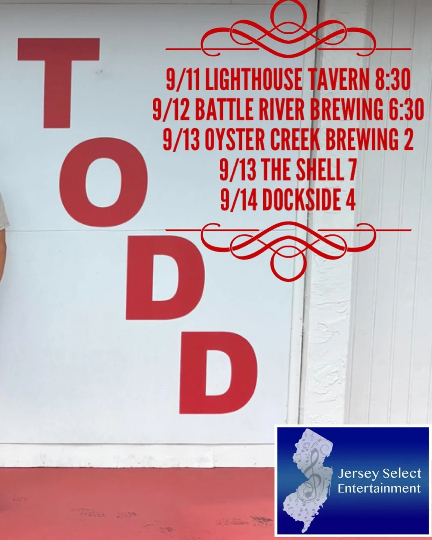 Only weekend in September I&rsquo;ll be gigging on the Jersey Shore due to travel gigs with The Rave-Ons. Come on out and say hey!  Thursday : Lighthouse Tavern 8:30-11:30.  Friday: Battle River Brewing 6:30-9:30.  Saturday : Oyster Creek Brewing 2-5