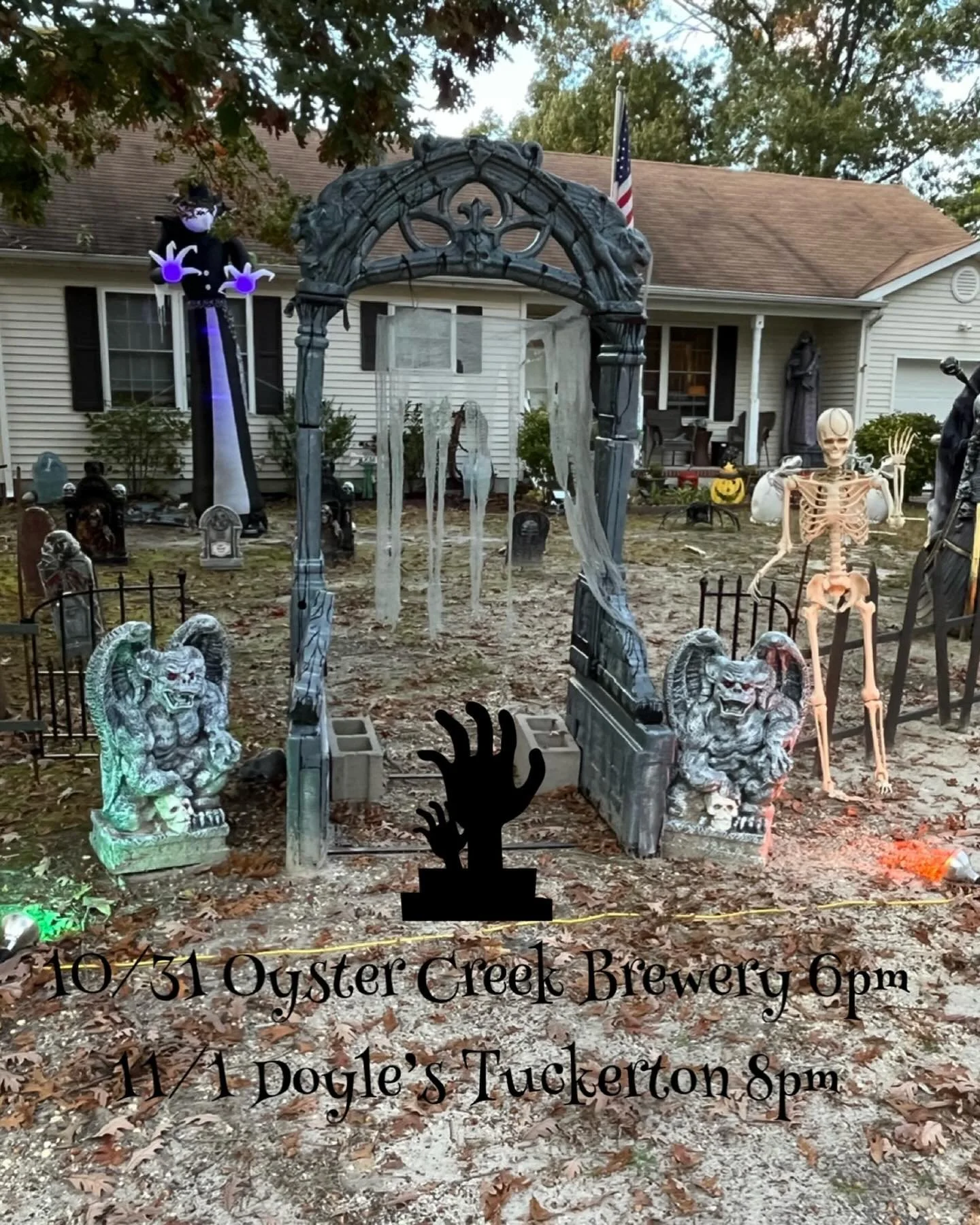 No public gigs this weekend as I&rsquo;m playing a couple private events. Come celebrate the spooky season next weekend @oystercreekbrewing Halloween party with music 10/31 from 6-9pm. Or for those farther south, I&rsquo;ll be at my local hang in Tuc