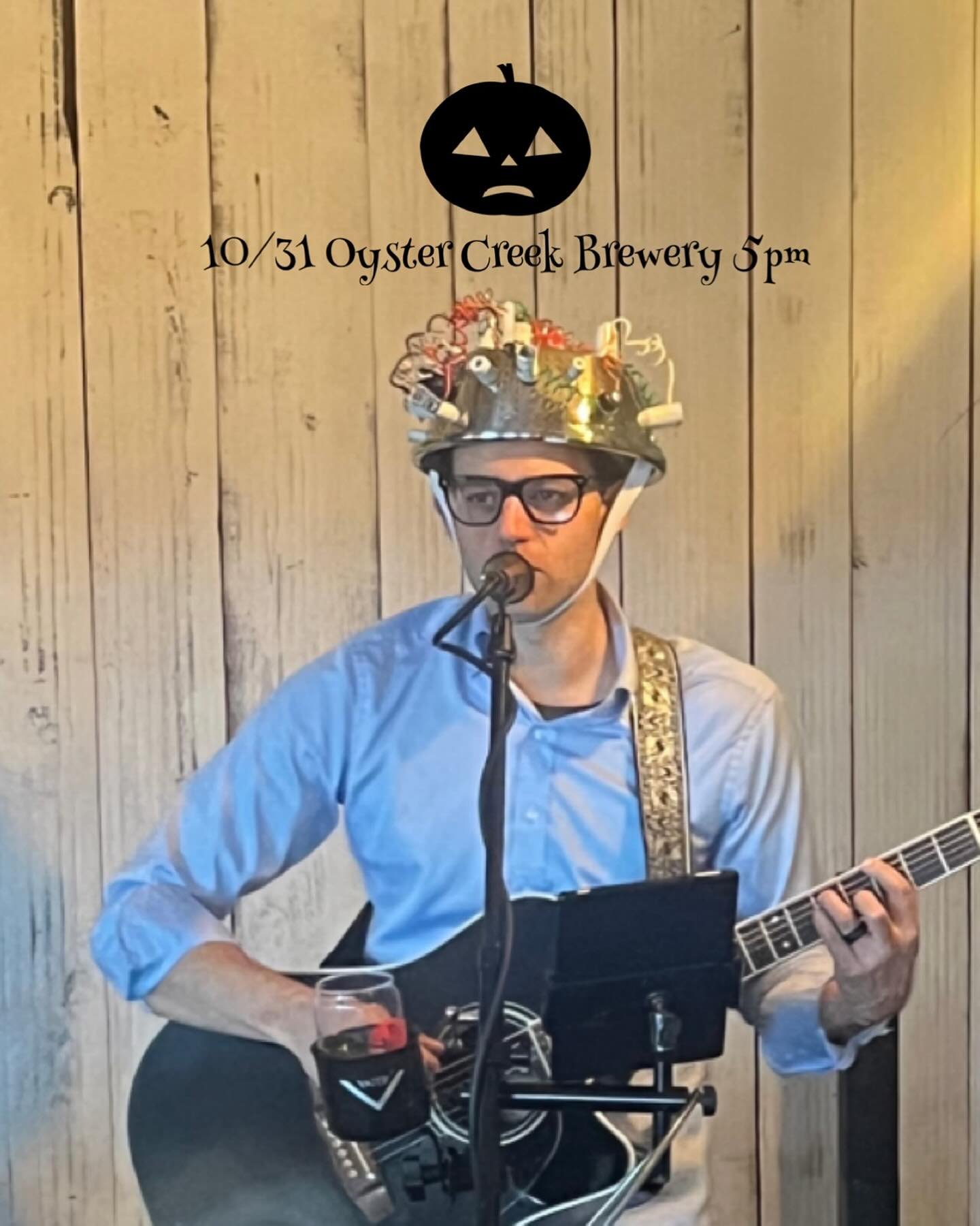 Vince Clortho appearing tonight @oystercreekbrewing !  Happy Halloween! #ghostbusters #halloween #beer #livemusic