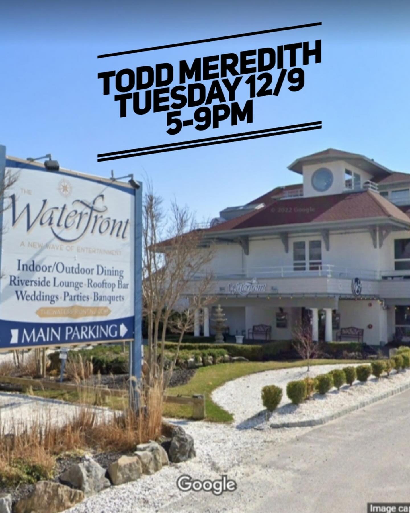 Come out to @thewaterfrontnj for a chill evening of live music from 5-9. Gonna cover a lot of #johnlennon tonight. #livemusic #forkedriver