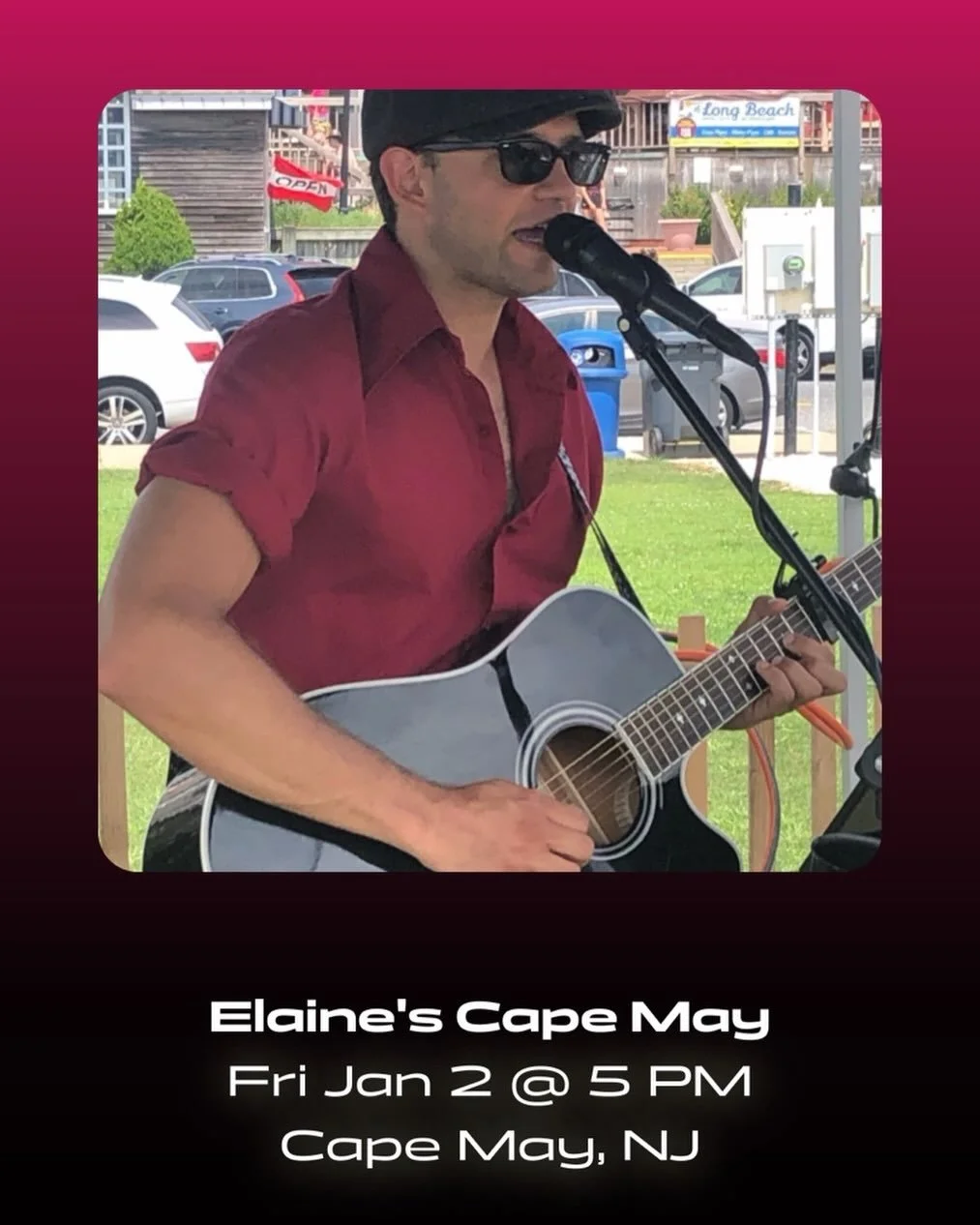Correction, new first gig of 2026&hellip; #livemusic #capemay @elaines_cm