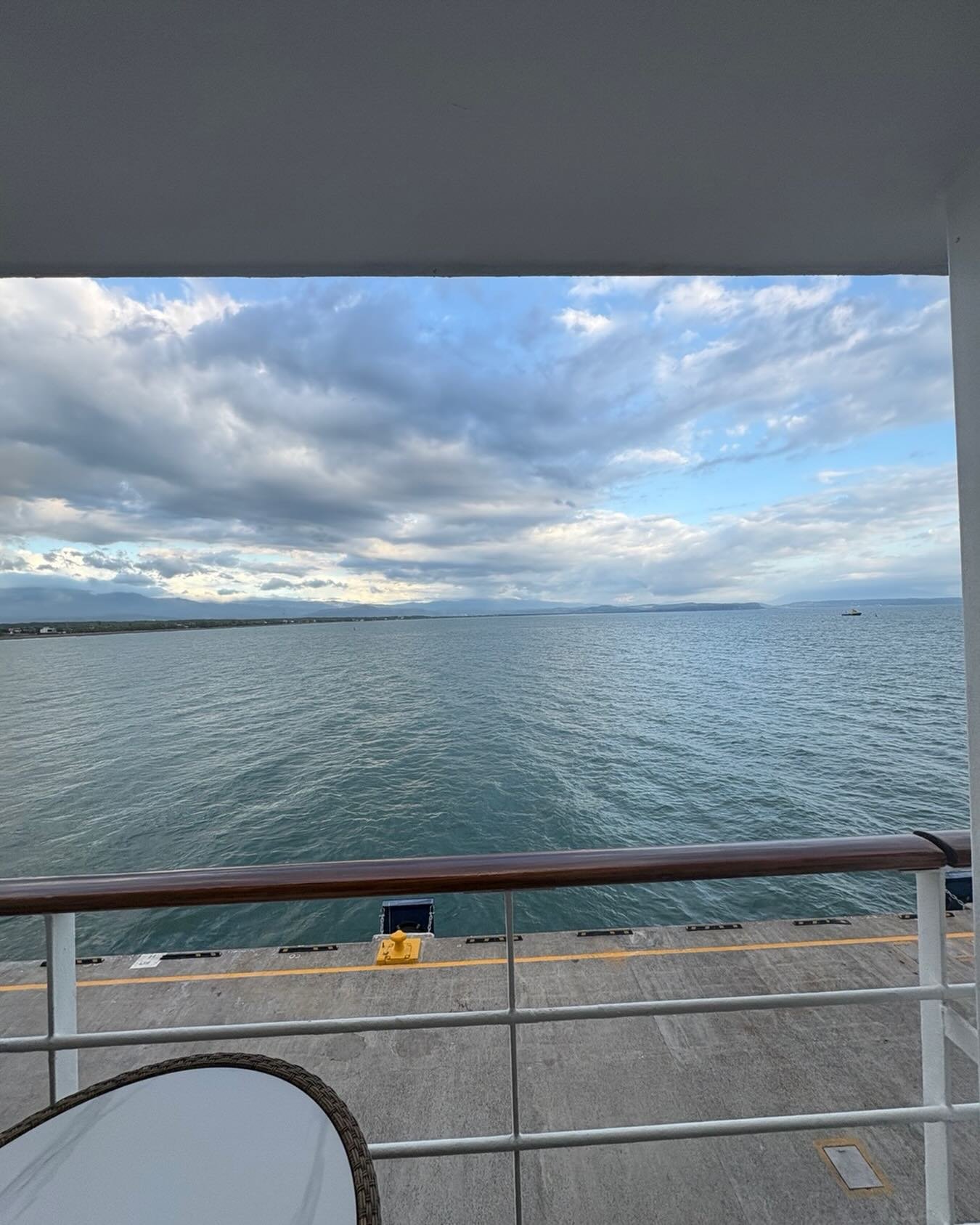 Back at sea with @theraveons. View from my balcony on the Regent Mariner. #costarica #regentcruise