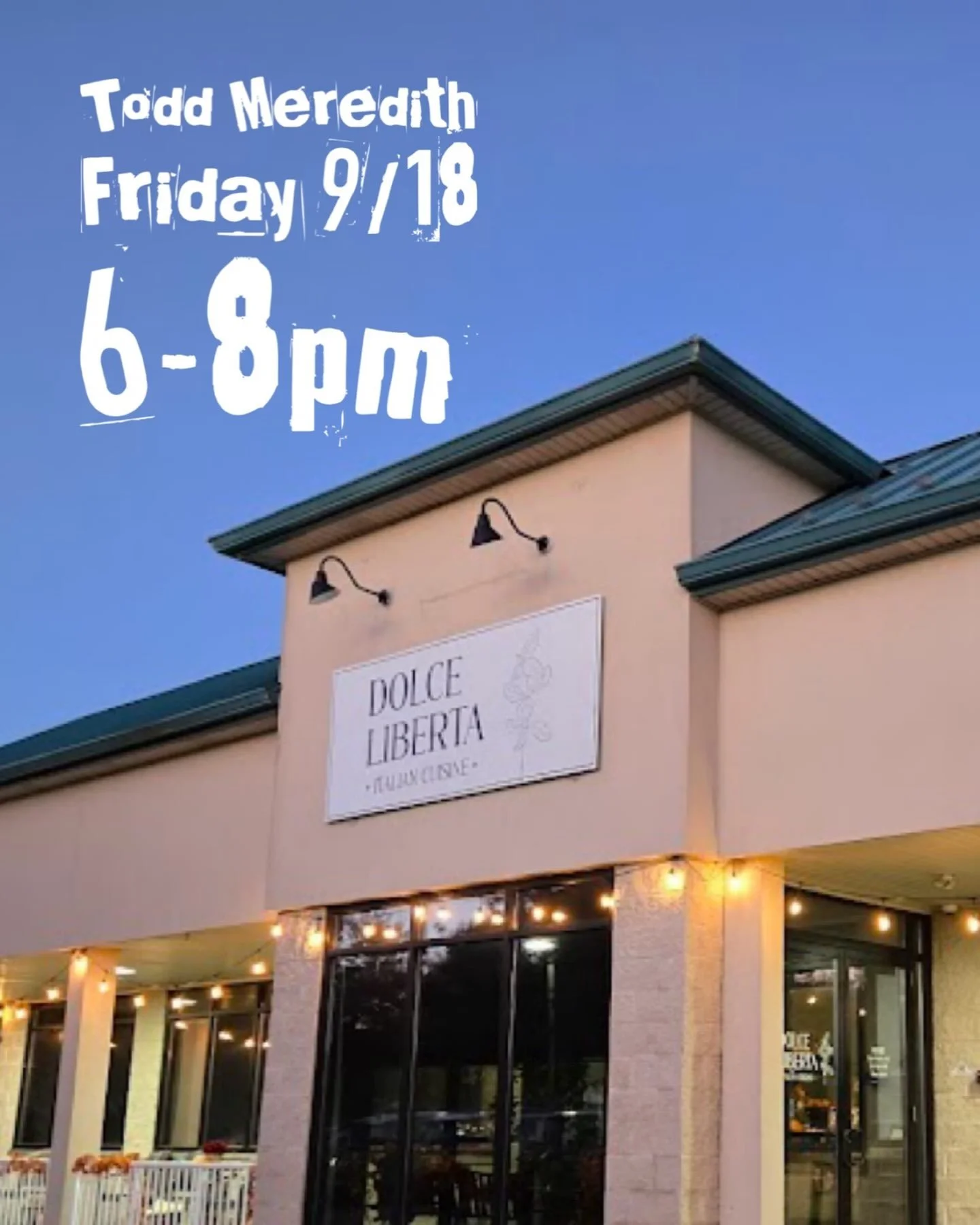 Back to every other Friday @dolceliberta_nj !  Start the weekend right with some tasty Italian food and a little acoustic background music. #livemusic #italianfood #manahawkin