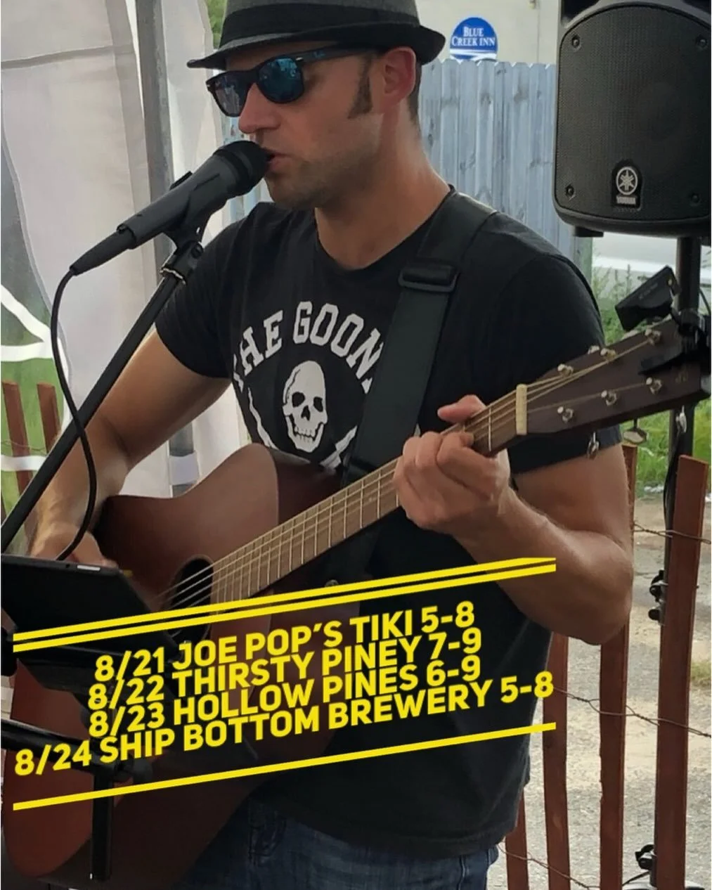 Upcoming gigs. #livemusic #lbi #forkedriver #westcreek