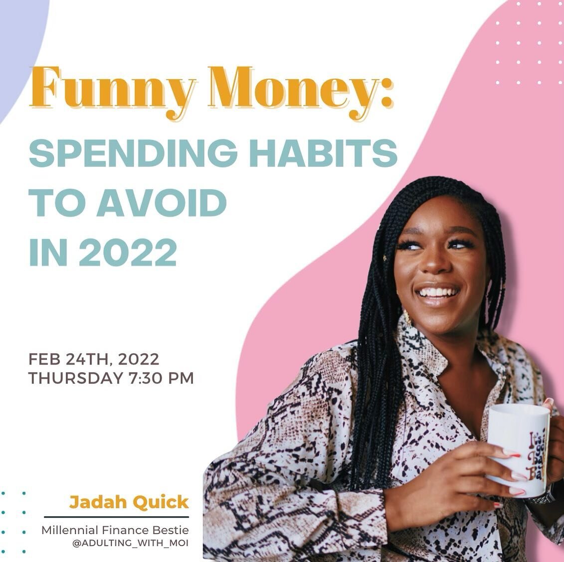 Join me for my upcoming webinar to break down the habits that are holding your budget back from greatness. Click the link in the bio to reserve your seat!

#adultingwithmoi #financewebinar #blackwealth #budgetplanner #budgeting #blackownedbusiness #b