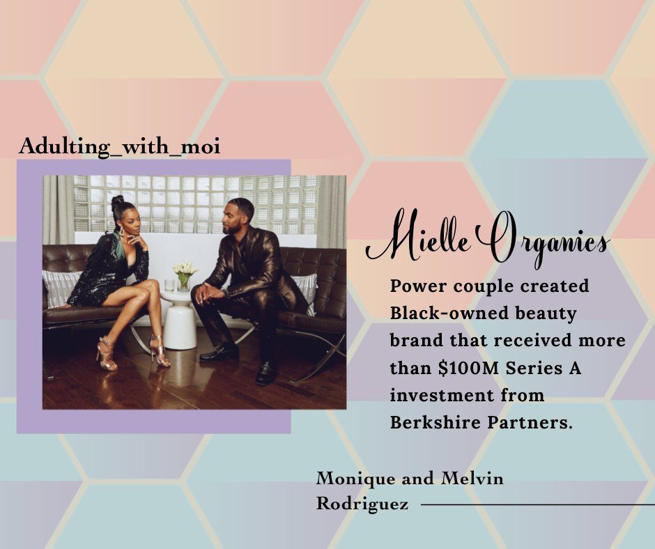 #CoupleGoals that are making major moves and we love to see them! Be sure to support this lovely #powercouple company #MielleOrganics today and let's give it up for Black Excellence at it's best. 

#financeTips #financefreedom #Moneymoves #advice #fi