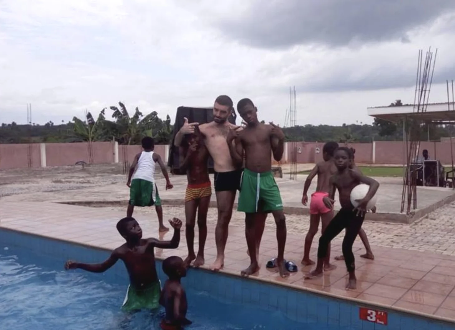 Swimming in Ghana