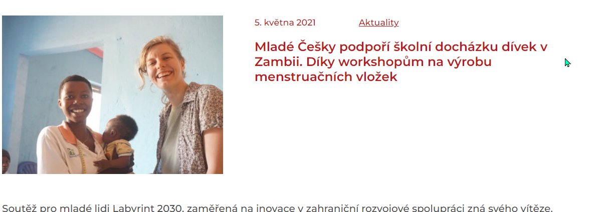 CZE: Caritas Czech republic