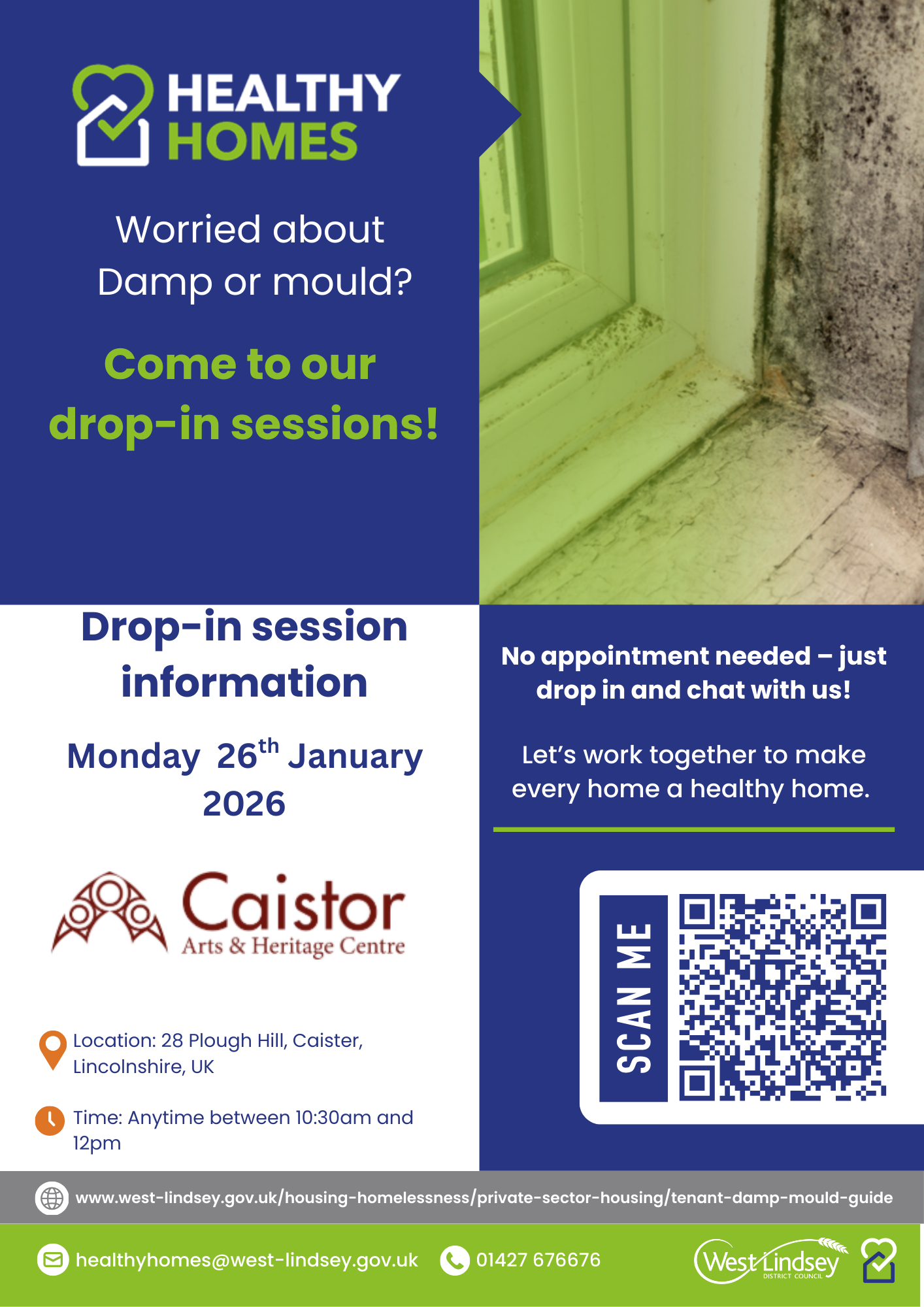 Healthy Homes Drop In Session with West Lindsey District Council