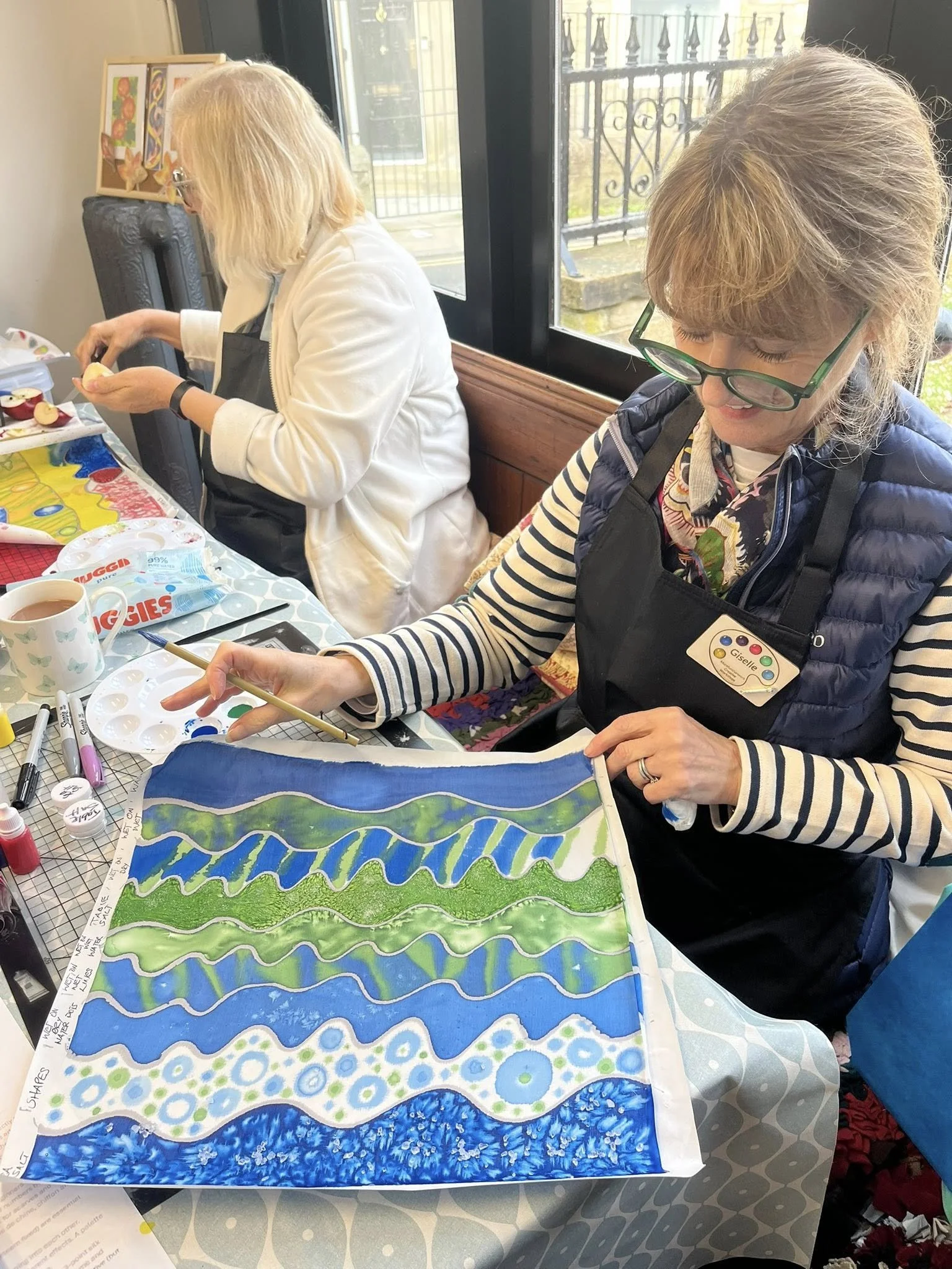 Full Day Silk Painting Workshop with Helen Scoley
