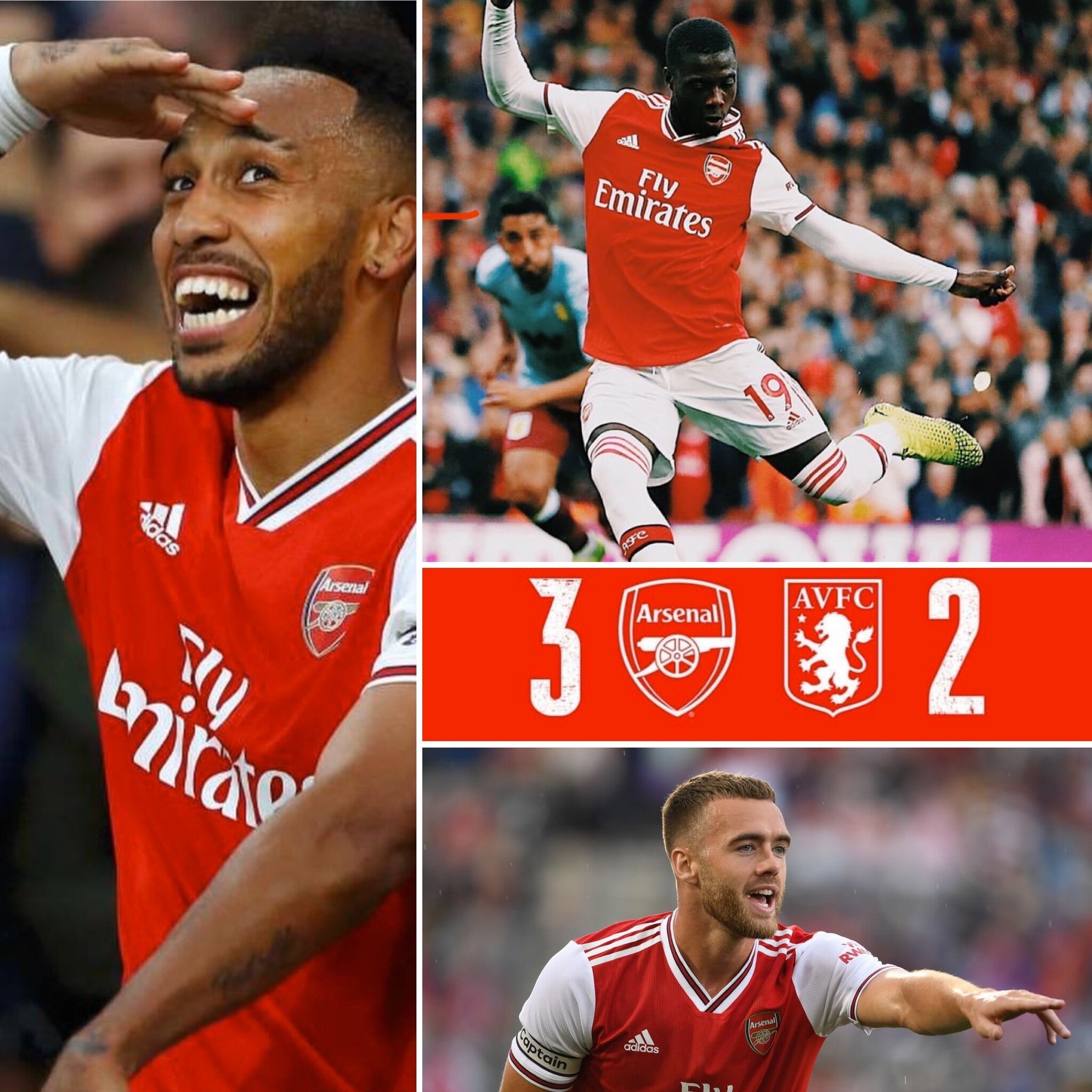 Arsenal v Villa 3-2