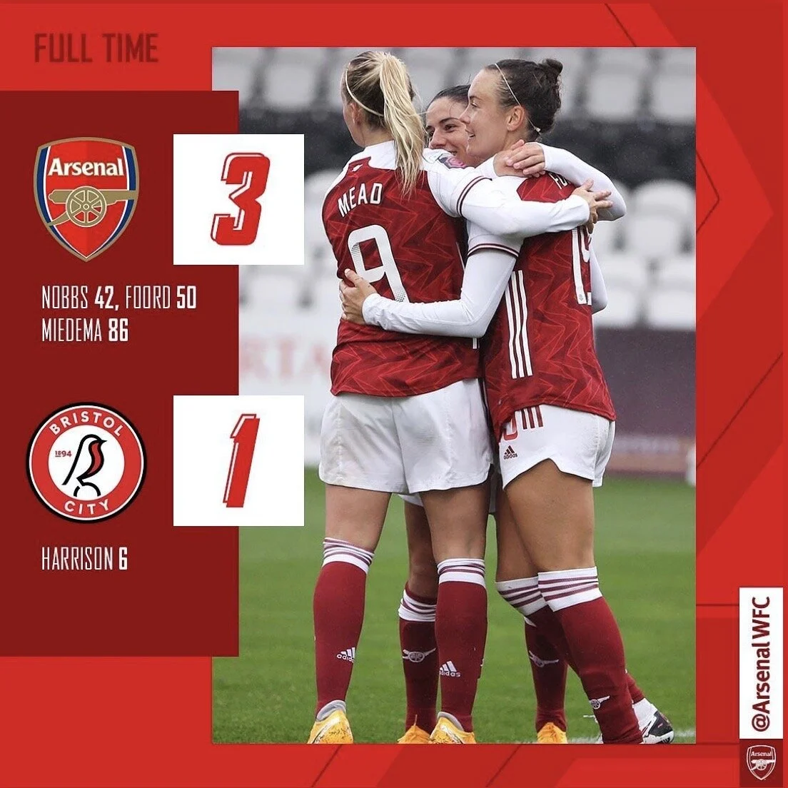 Arsenal 3-1 Bristol