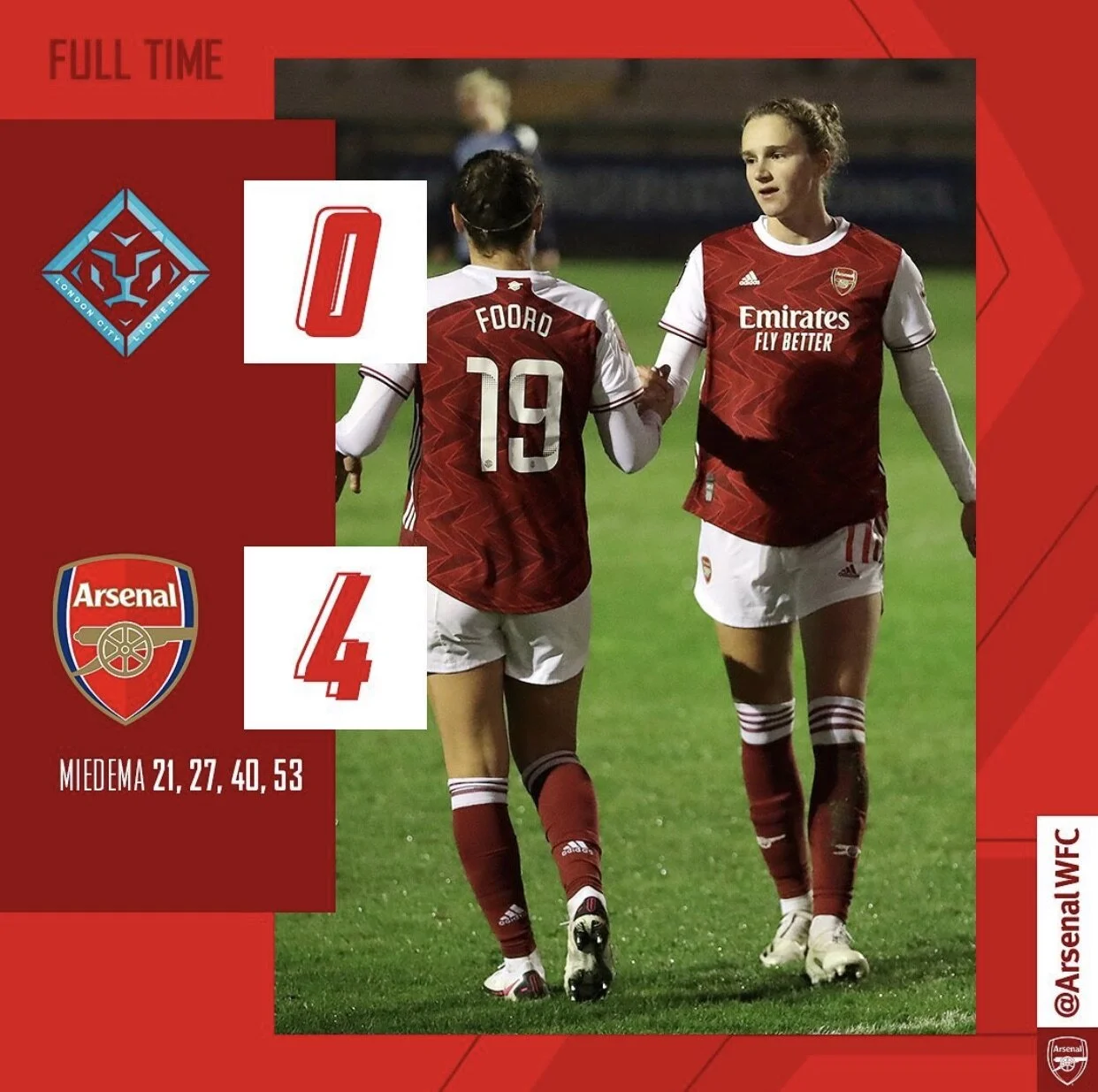 London Lyoness 0-4 ~Arsenal