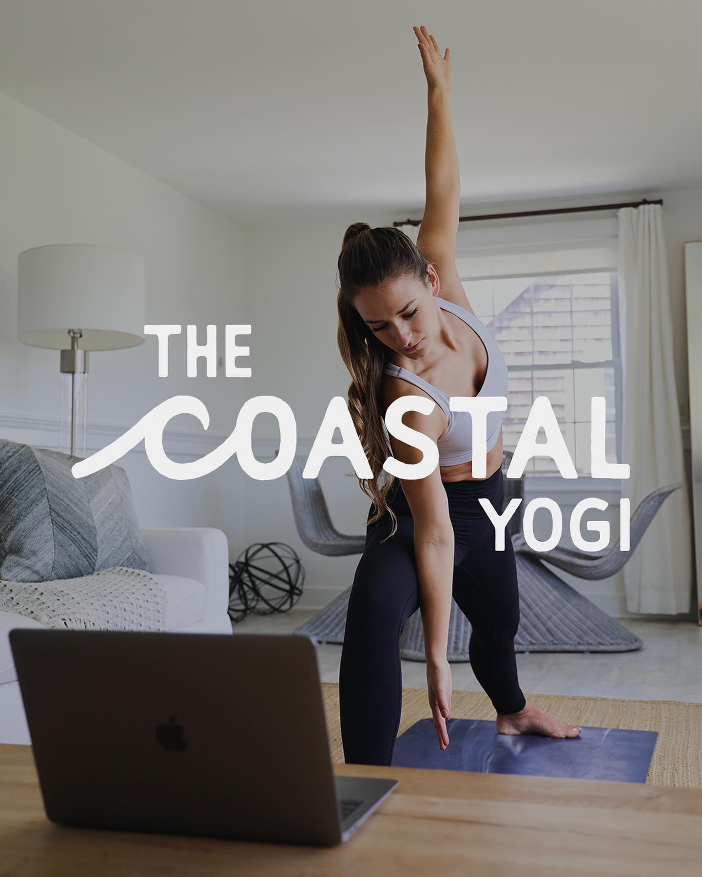 I&rsquo;m still swooning over the custom lettering we integrated into @thecoastalyogi &lsquo;s primary brand mark. I love the flow of the letters and I&rsquo;m SO thrilled she trusted me with this concept. Huge props to Sarah for selecting the best d