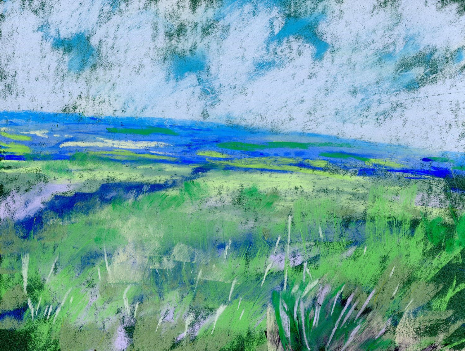 Irish Impressionist Landscape Poster