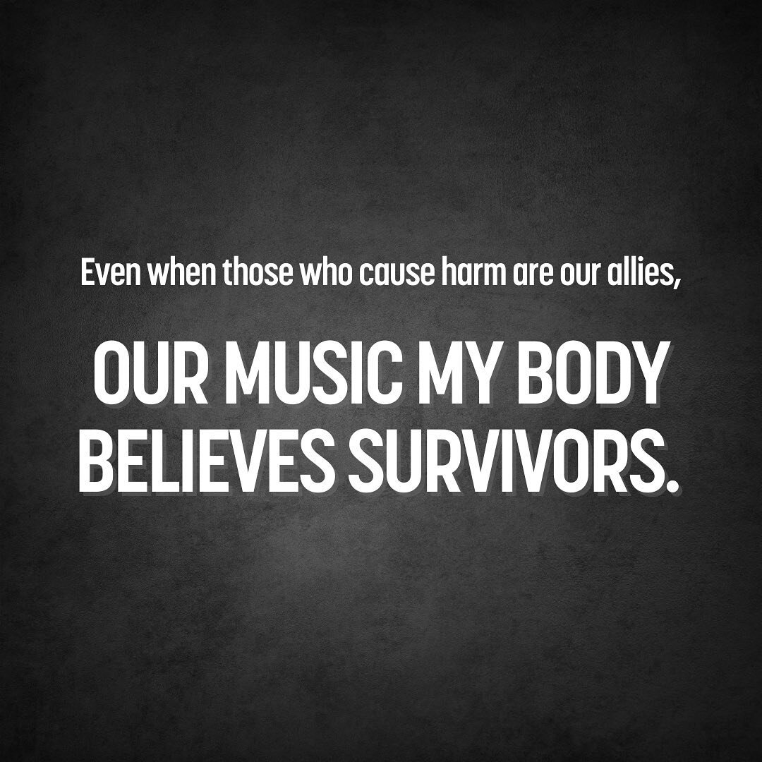 We acknowledge that our community is hurting - both because a member of our community was harmed and because a member of our community caused harm - but we can restore and rebuild. If you need to talk to a trained sexual assault survivor advocate, em