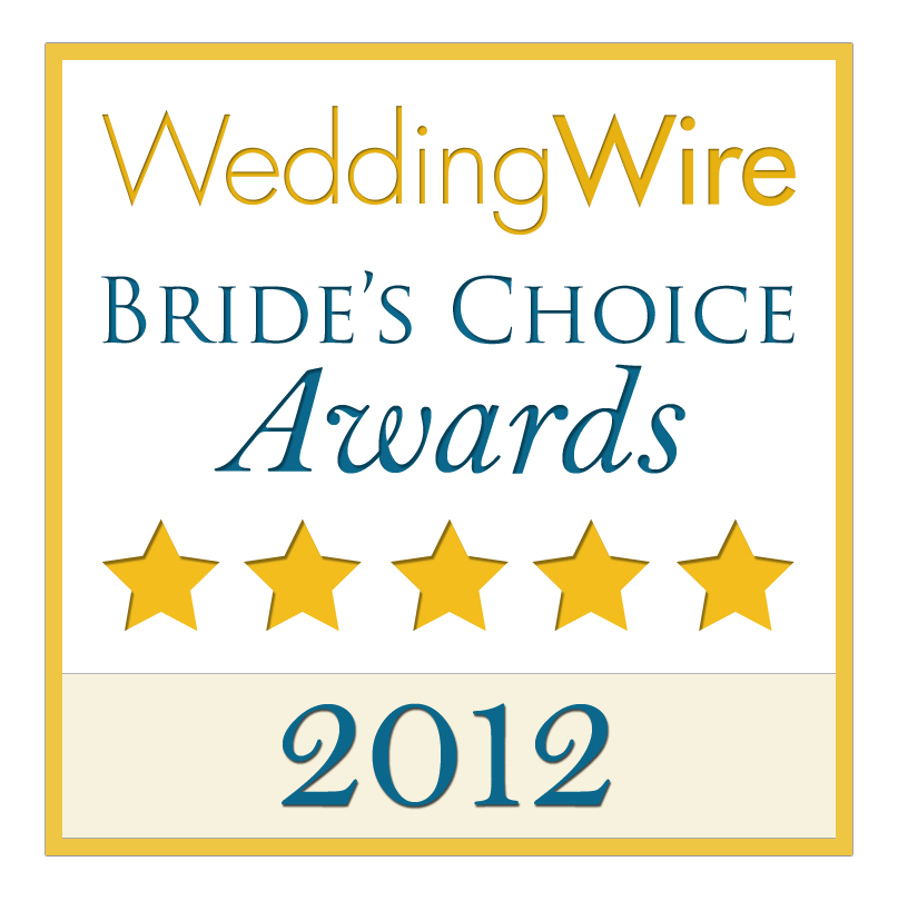 WeddingWire Bride's Choice Award 2012 Winner