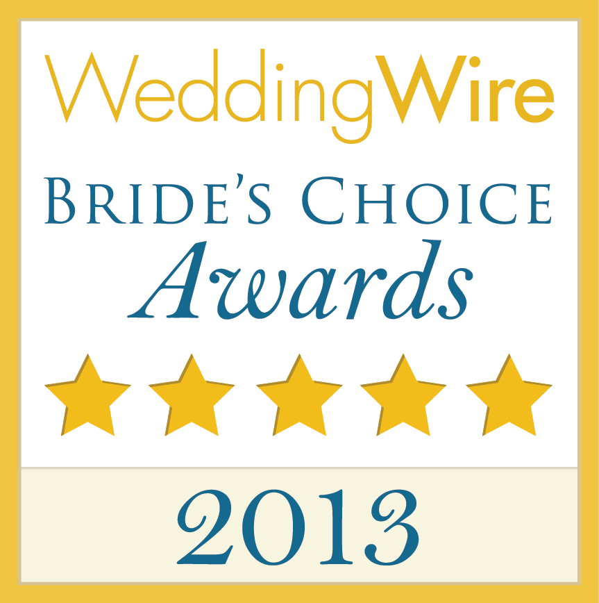 WeddingWire Bride's Choice Award 2013 Winner