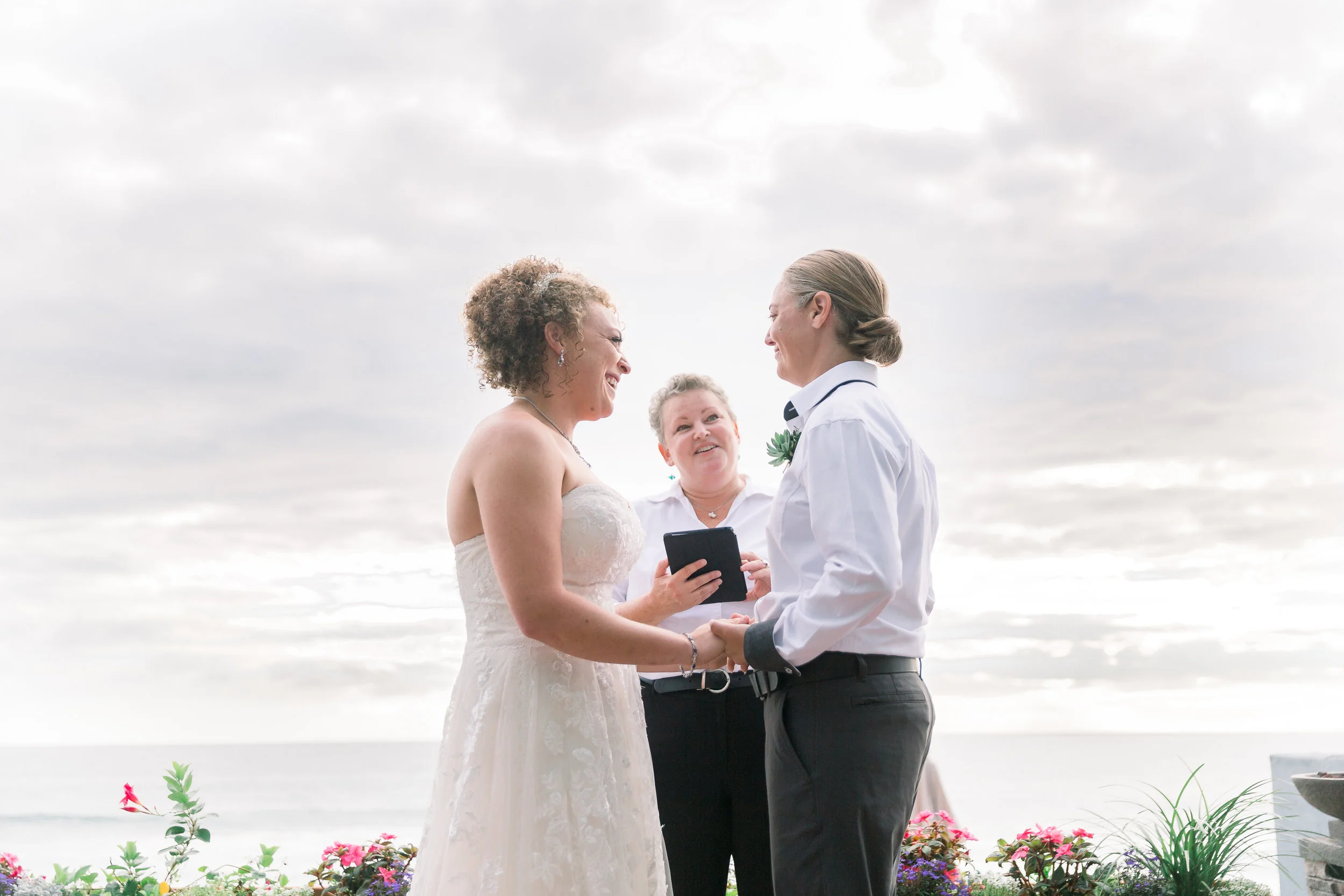 Image by Vallentyne Photography , Shenee + Lainey, private residence in Oceanside