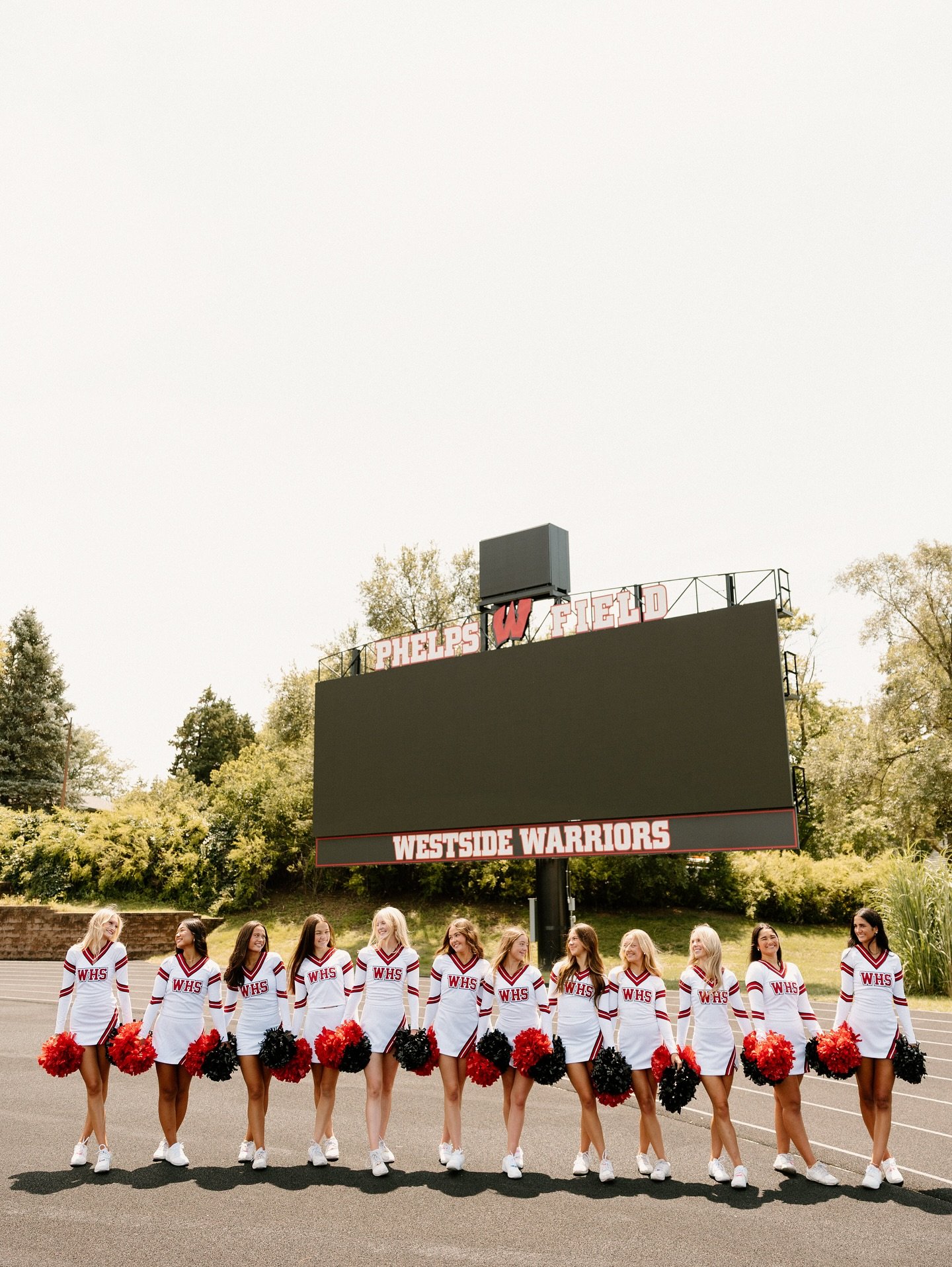 the seniors of Westside cheer ❤️📣