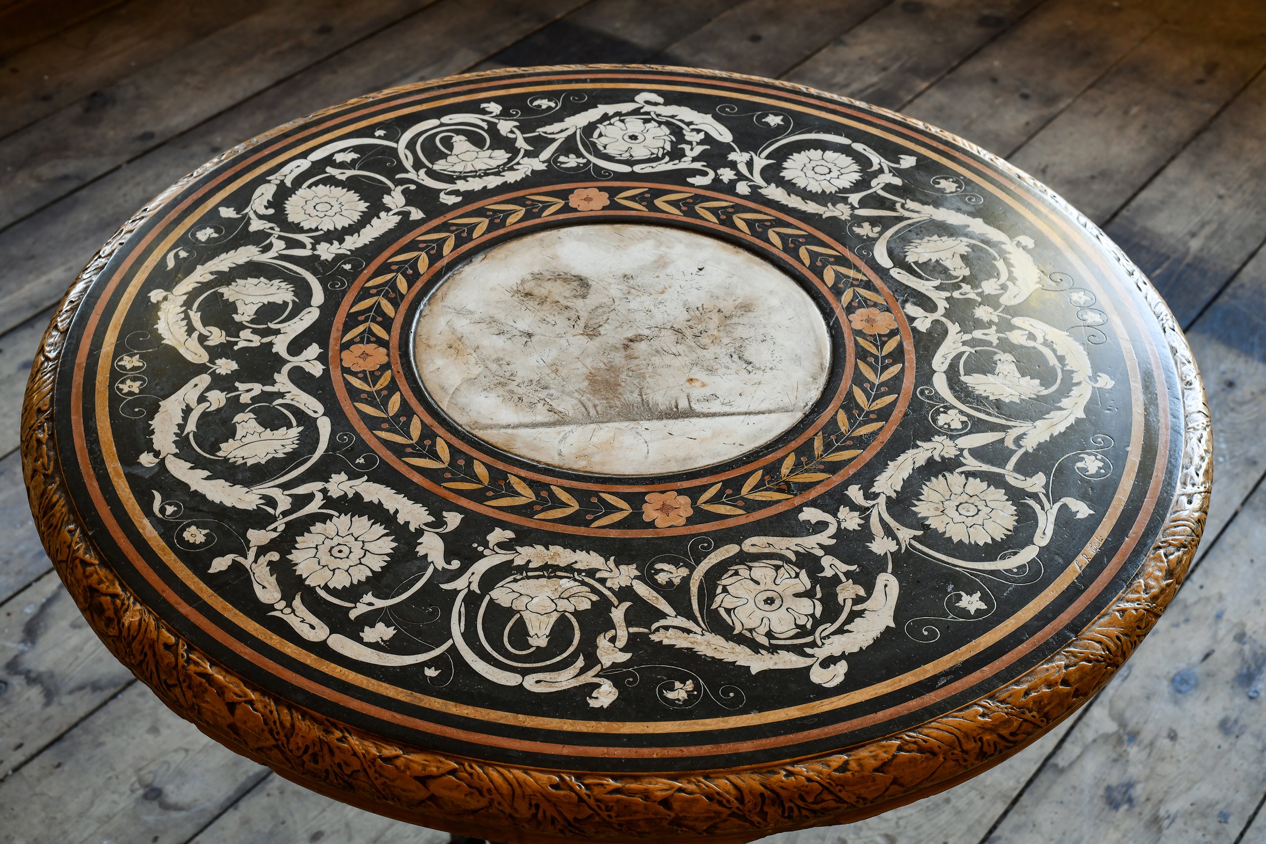 Italian Scagliola table top
