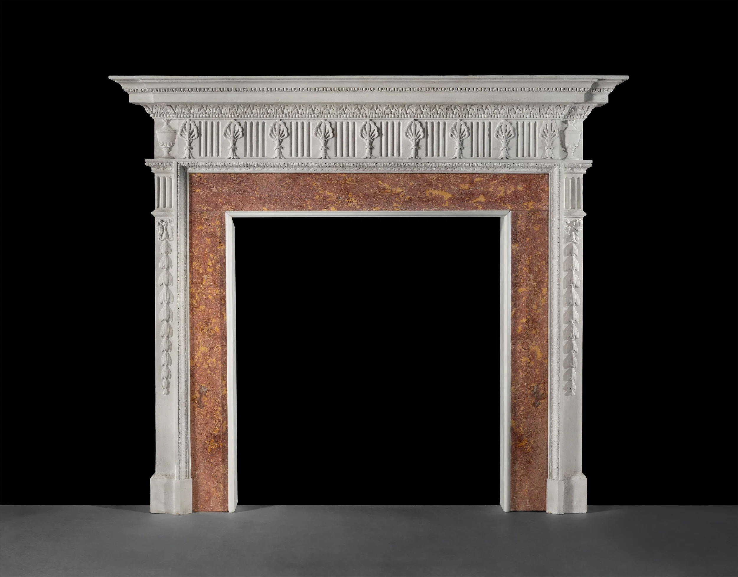 Brocatello chimneypiece