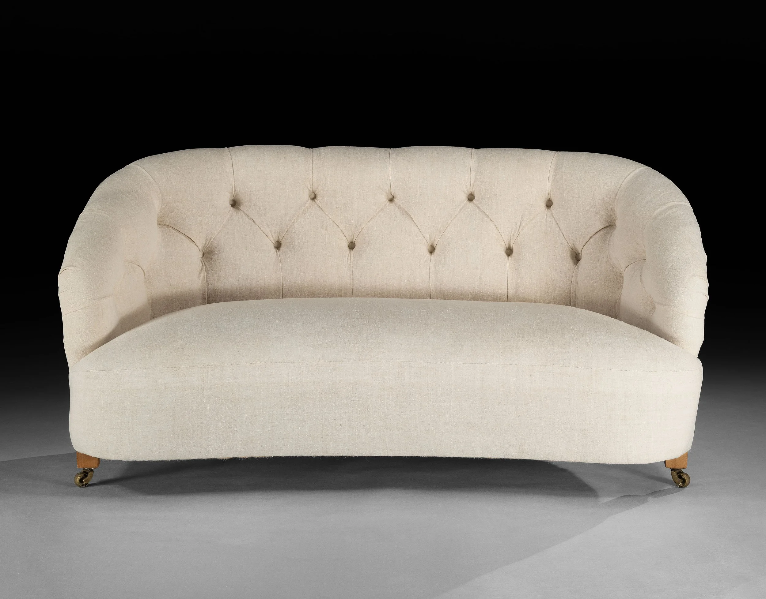 kidney-shaped sofa