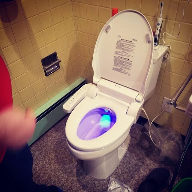 My pelvic mafia crew will enjoy my Christmas present.  My wonderful husband bought me the best gift ever! We upgraded from a basic bidet to a fancy one.  Seat warmer, night light, and hot water for the bum! There is nothing like a warm seat to help y