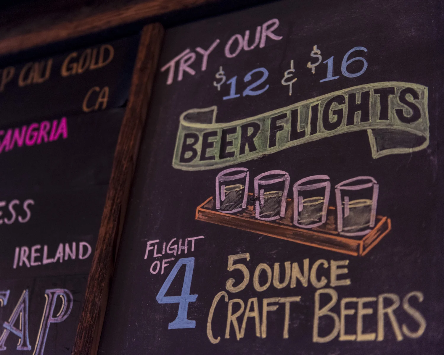 Try Our Beer Flights!