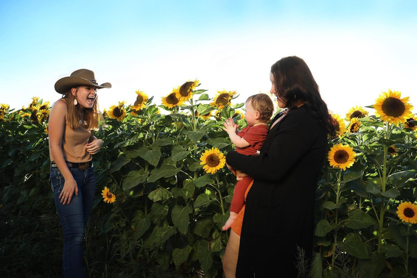 Two sisters and their baby daughter/niece at @sweetflowerhome, the place in Buckeye where the sunflowers grow. And then a bunch of cell phone pics of wildflowers. This spring has been so incredibly beautiful. I&rsquo;ve mentioned to people how I will