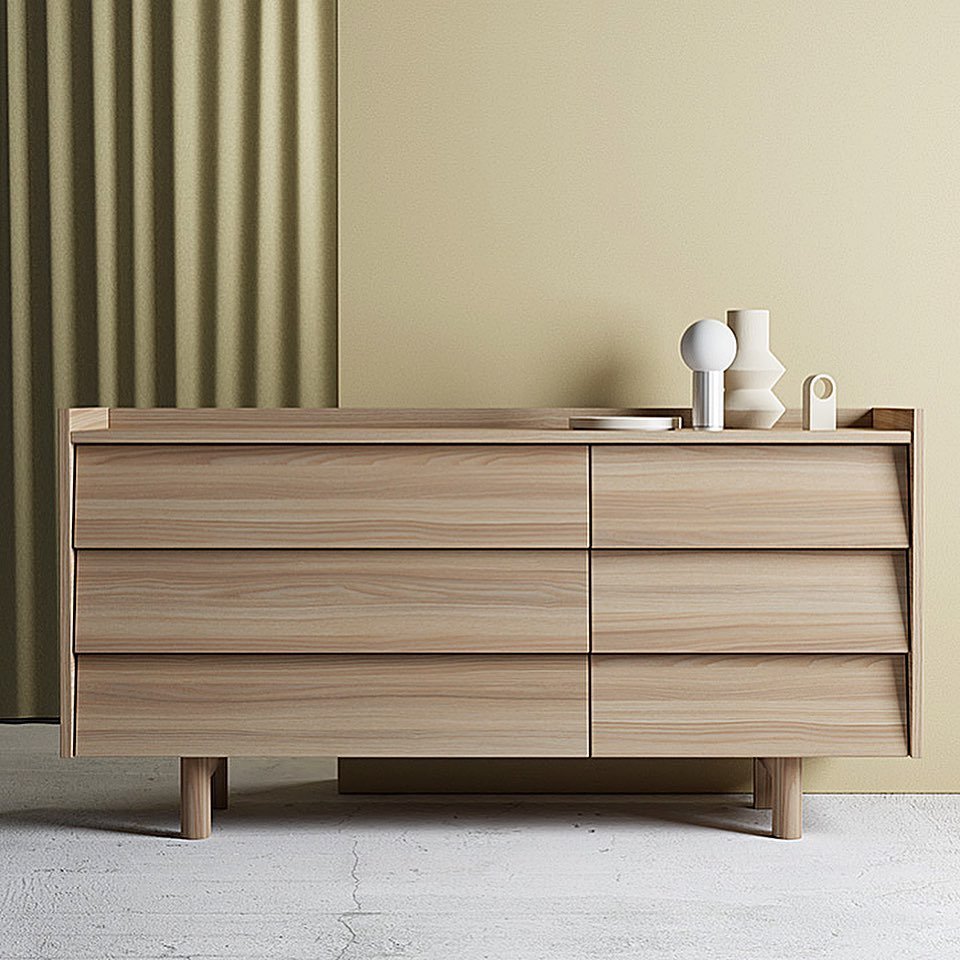 This is Hive. A bedroom furniture collection featuring angled drawer fronts in Ash. 

#furnituredesign #furniture #industrialdesign #sideboard #interiordesign #wood