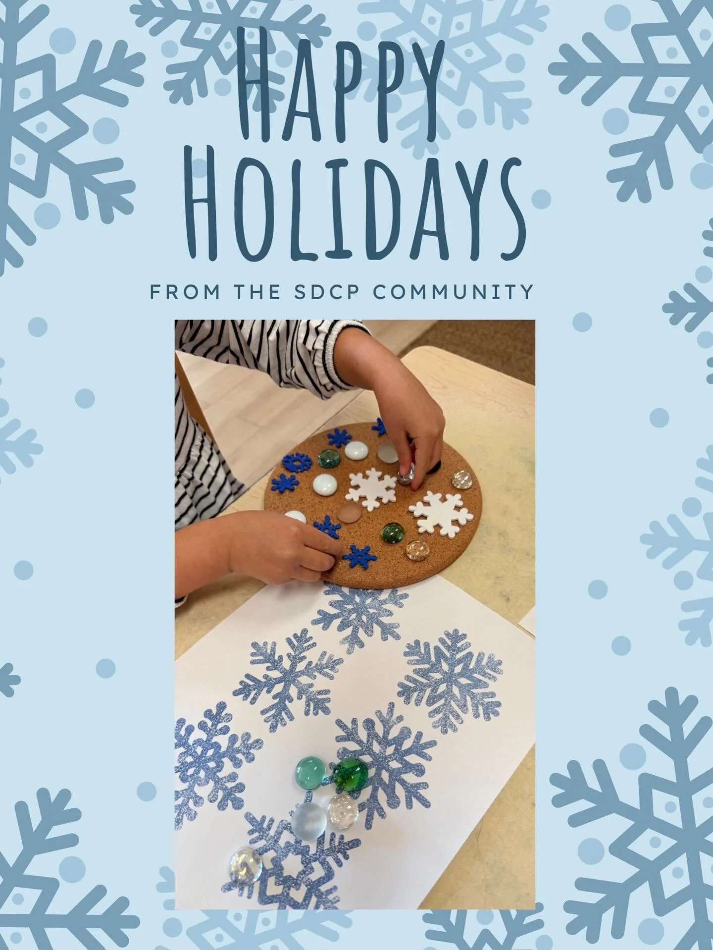 We hope our lovely families have a wonderful winter break and holiday season. We can&rsquo;t wait to welcome you back in the New Year ✨