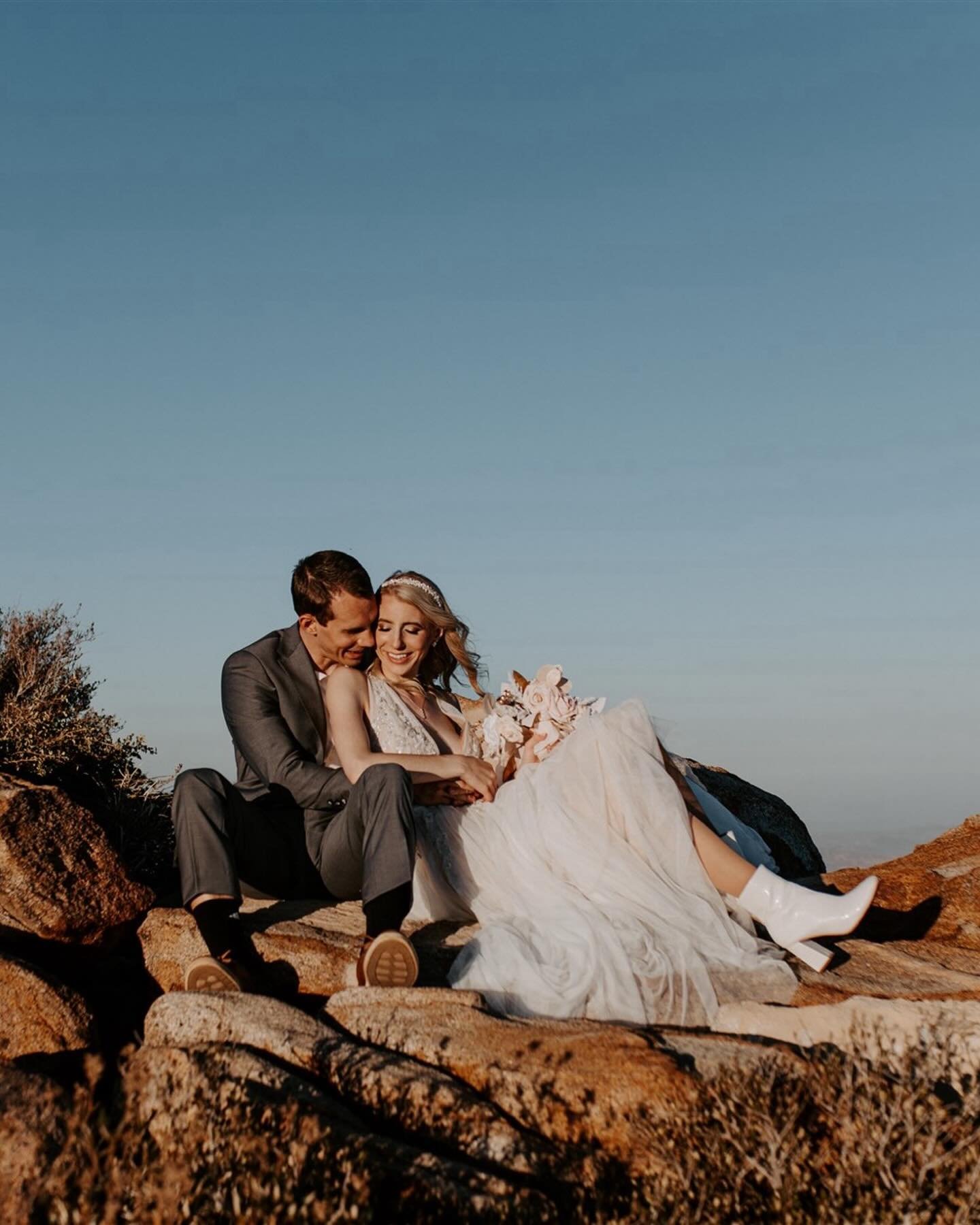 🌵Brittany &amp; Max🌵one of the things I love so much about my job is there are no rules, no one set way of having a wedding or elopement. 
Brittany and Max wanted to have their bridal portraits done before their courthouse wedding ceremony. Like mo