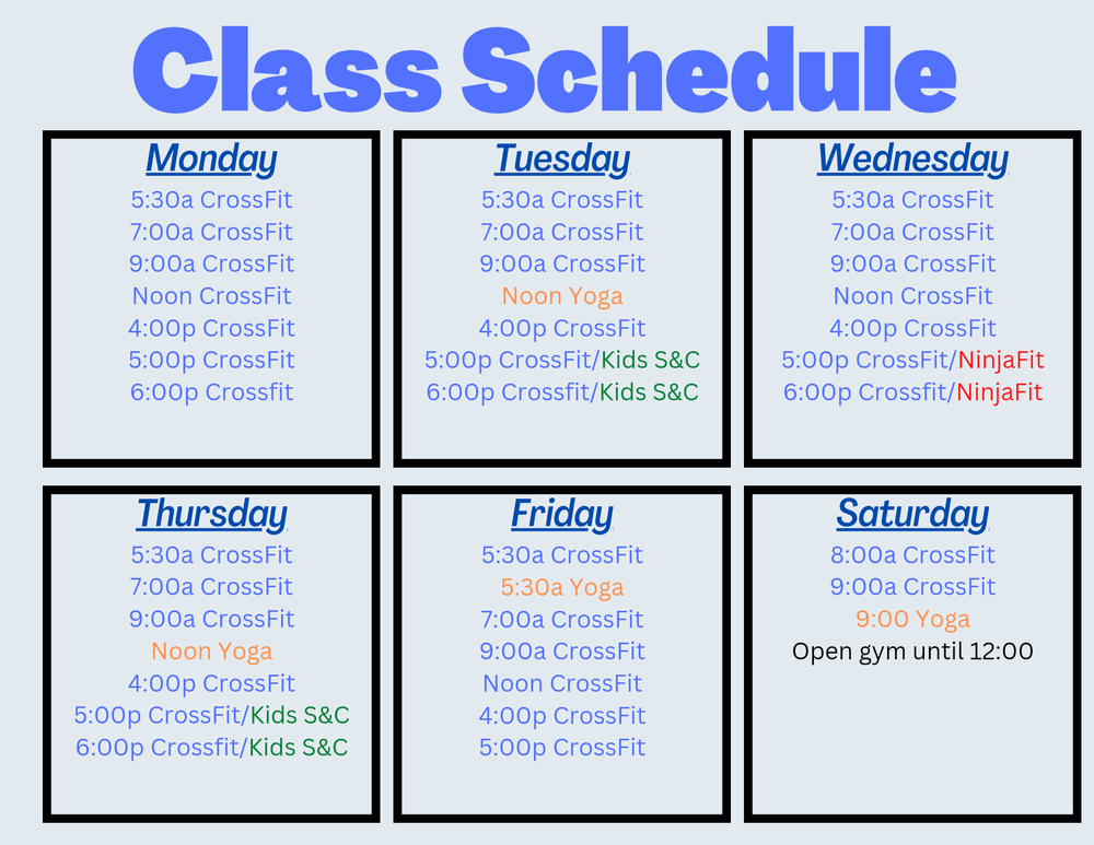 Classes — Kingston Athletics Classes — Kingston Athletics