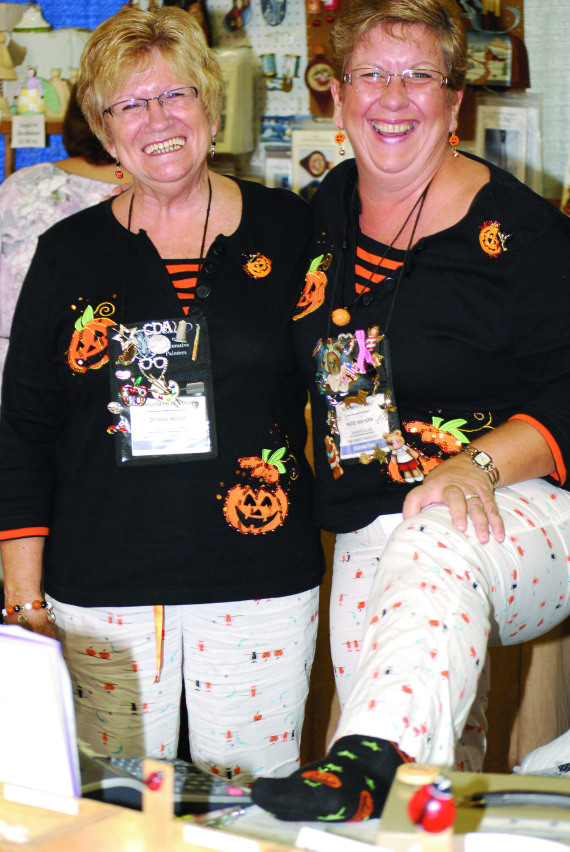 Bear With Us ready in their Halloween PJ's