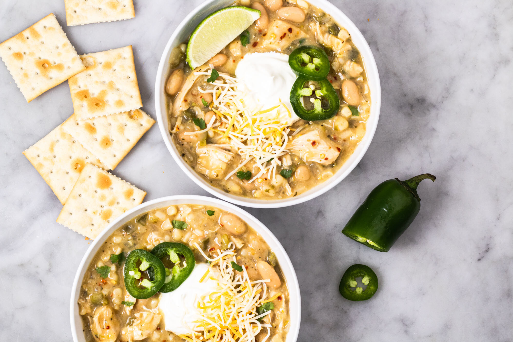 Award Winning White Bean Chicken Chili Stove Top And Slow Cooker Instructions Zestes Recipes