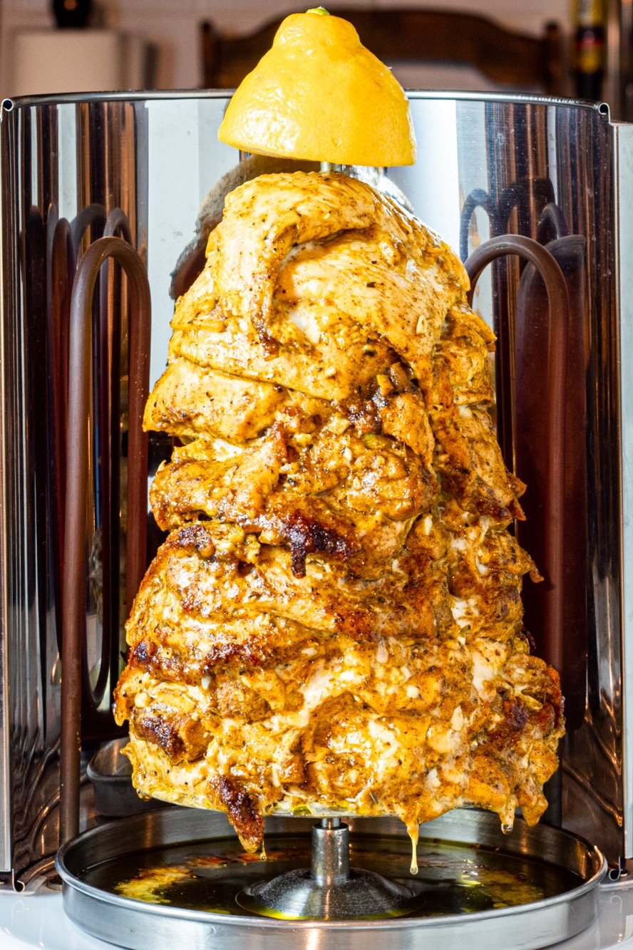 LPG Gyros Rotisserie Grill BBQ Kebab Shawarma Grill Machine Chicken Spit  Roaster