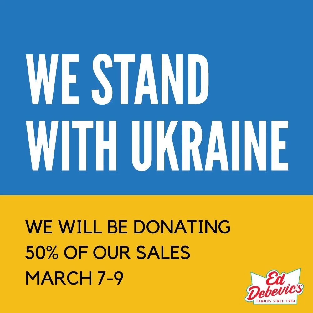 Ed Debevic's Stands With Ukraine