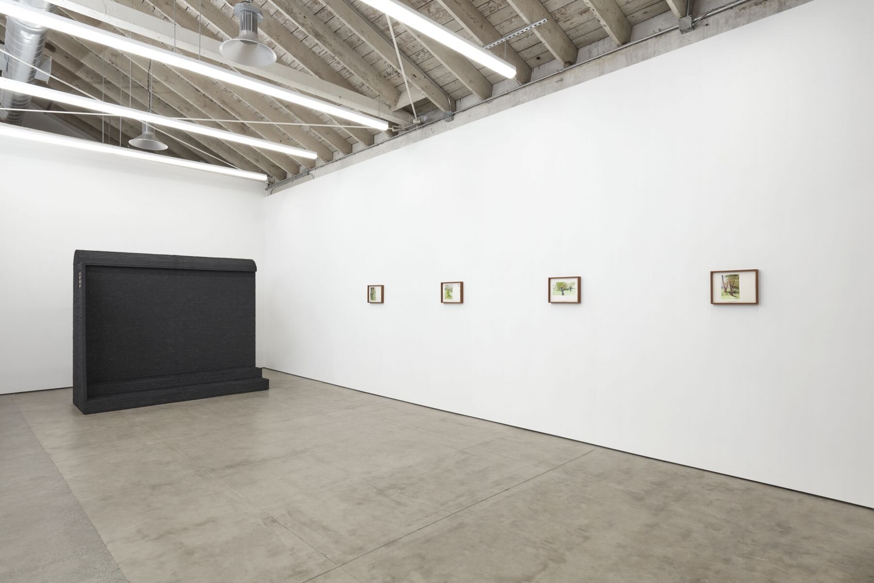 installation view, "Fine As All Outdoors" at Matthew Brown Gallery