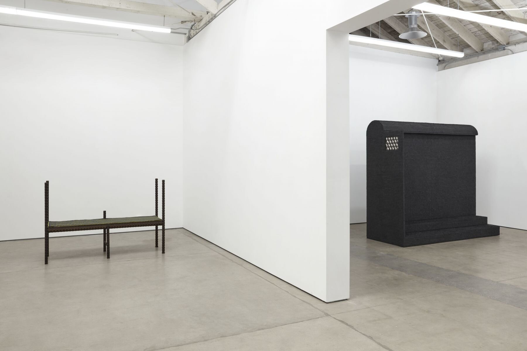 installation view, "Fine As All Outdoors" at Matthew Brown Gallery